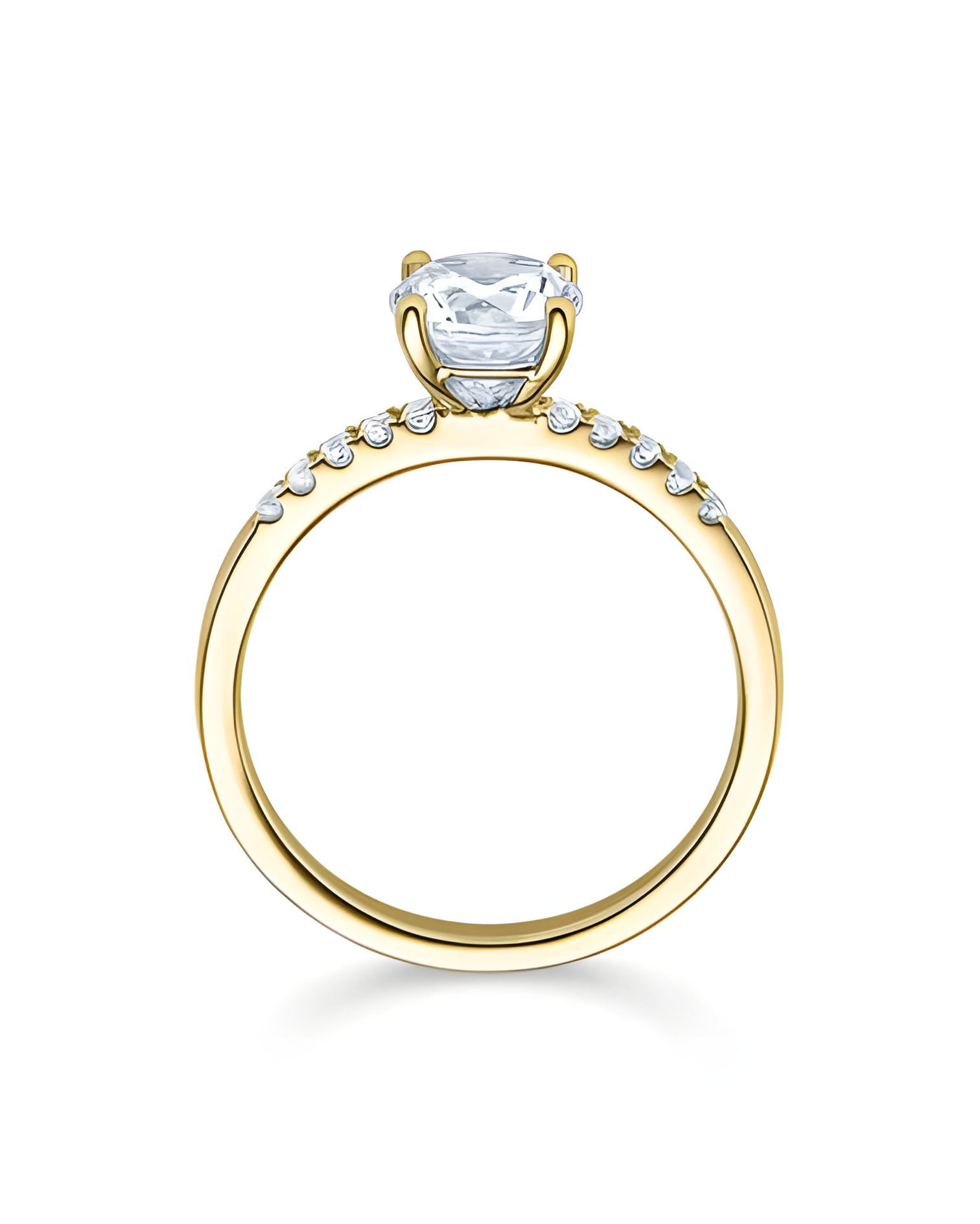 Anillo de compromiso con diamante de laboratorio en Madrid | Staring