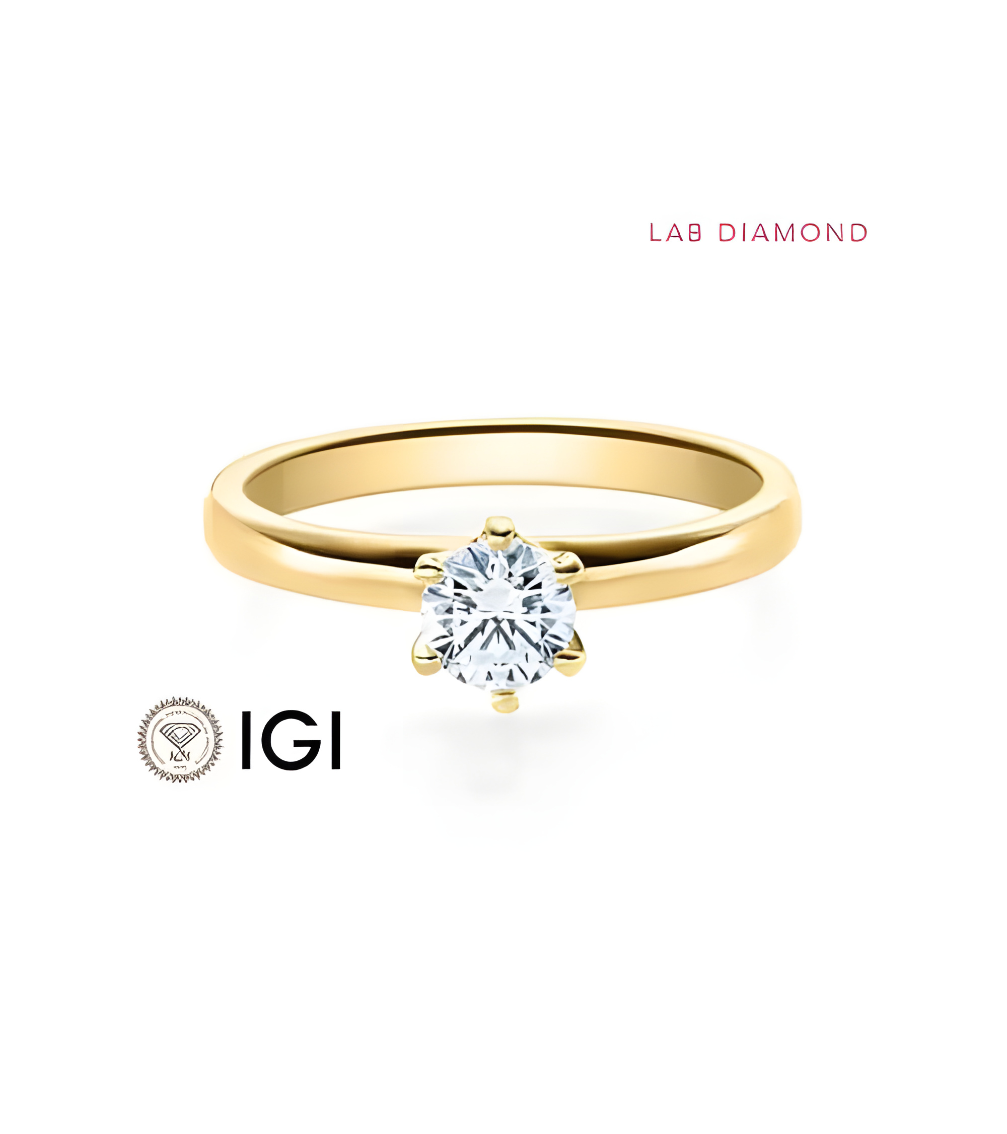 Anillo de pedida con diamante sintético en Barcelona | Staring