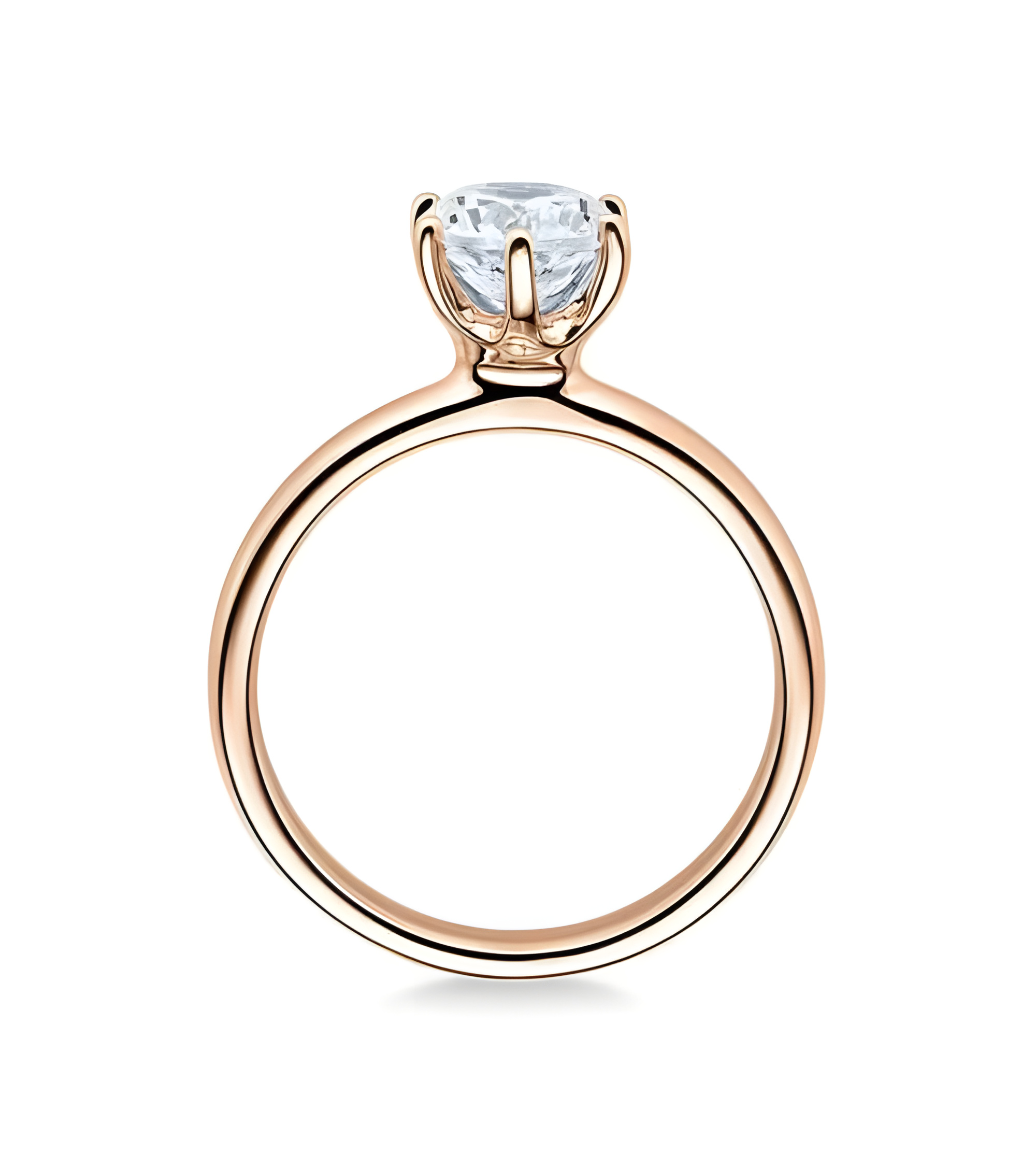 Anillo de pedida con diamante sintético en Madrid | Staring