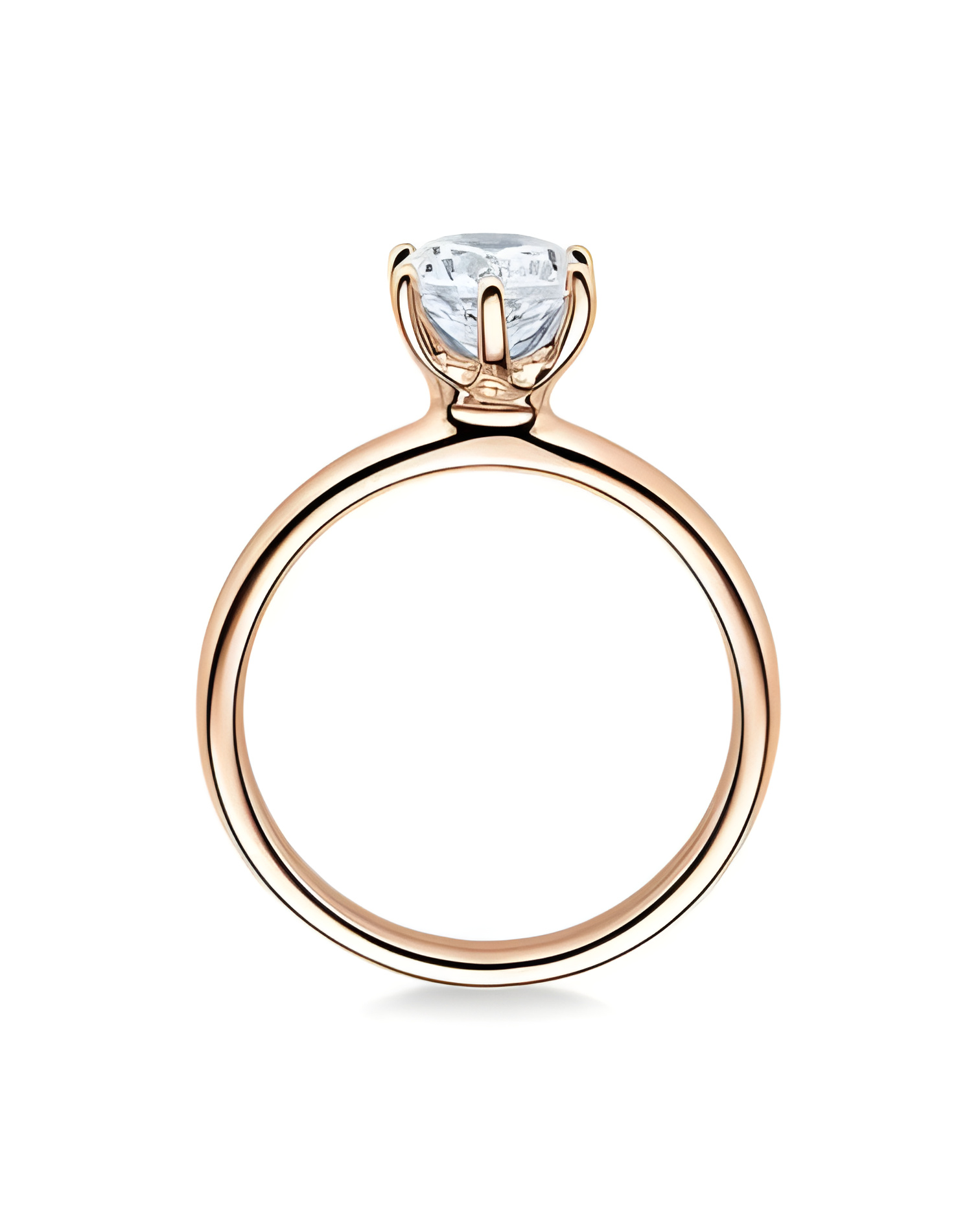 Anillo de pedida con diamante sintético en Madrid | Staring