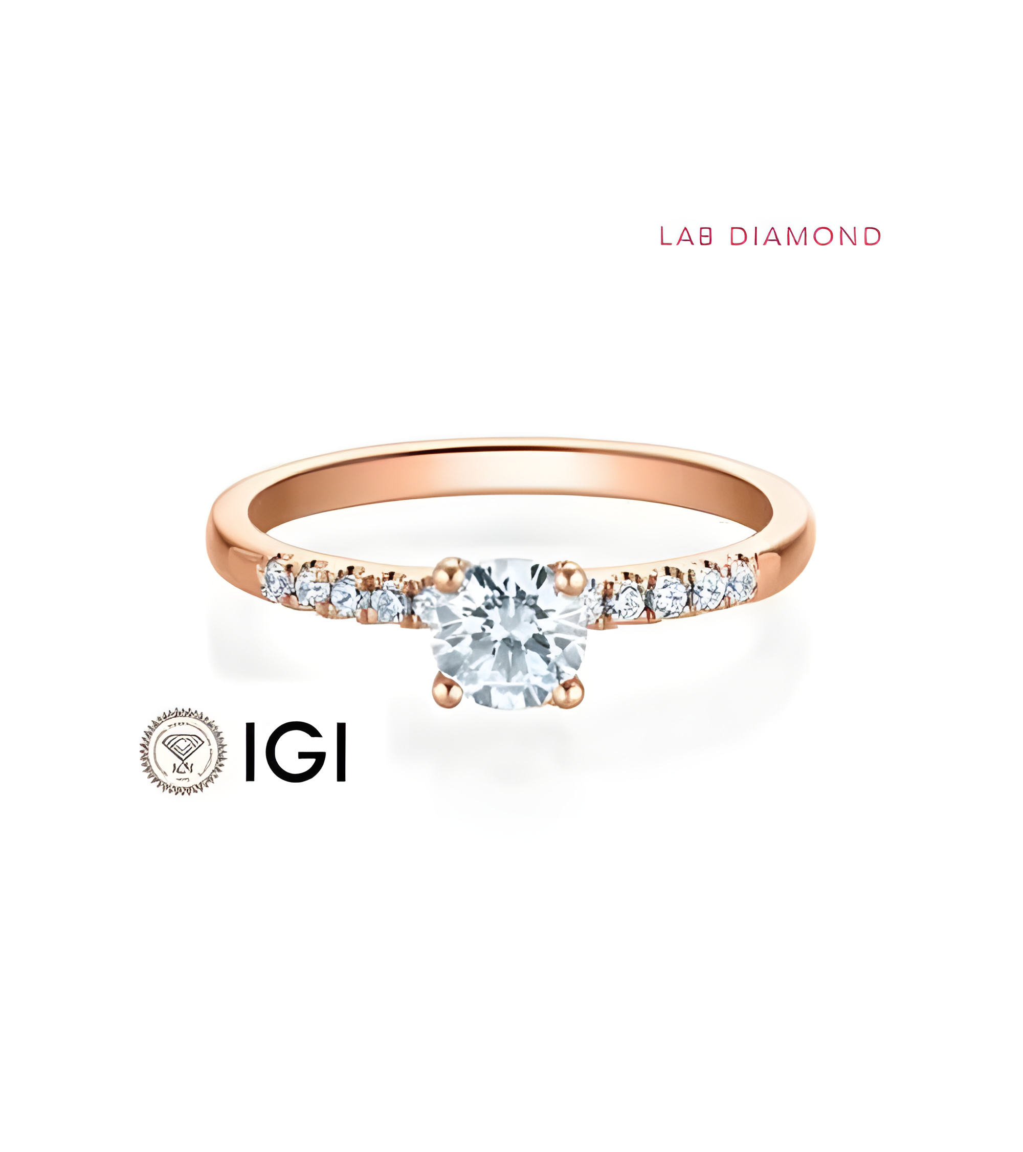 Anillo de compromiso con diamante de laboratorio en Bilbao | Staring