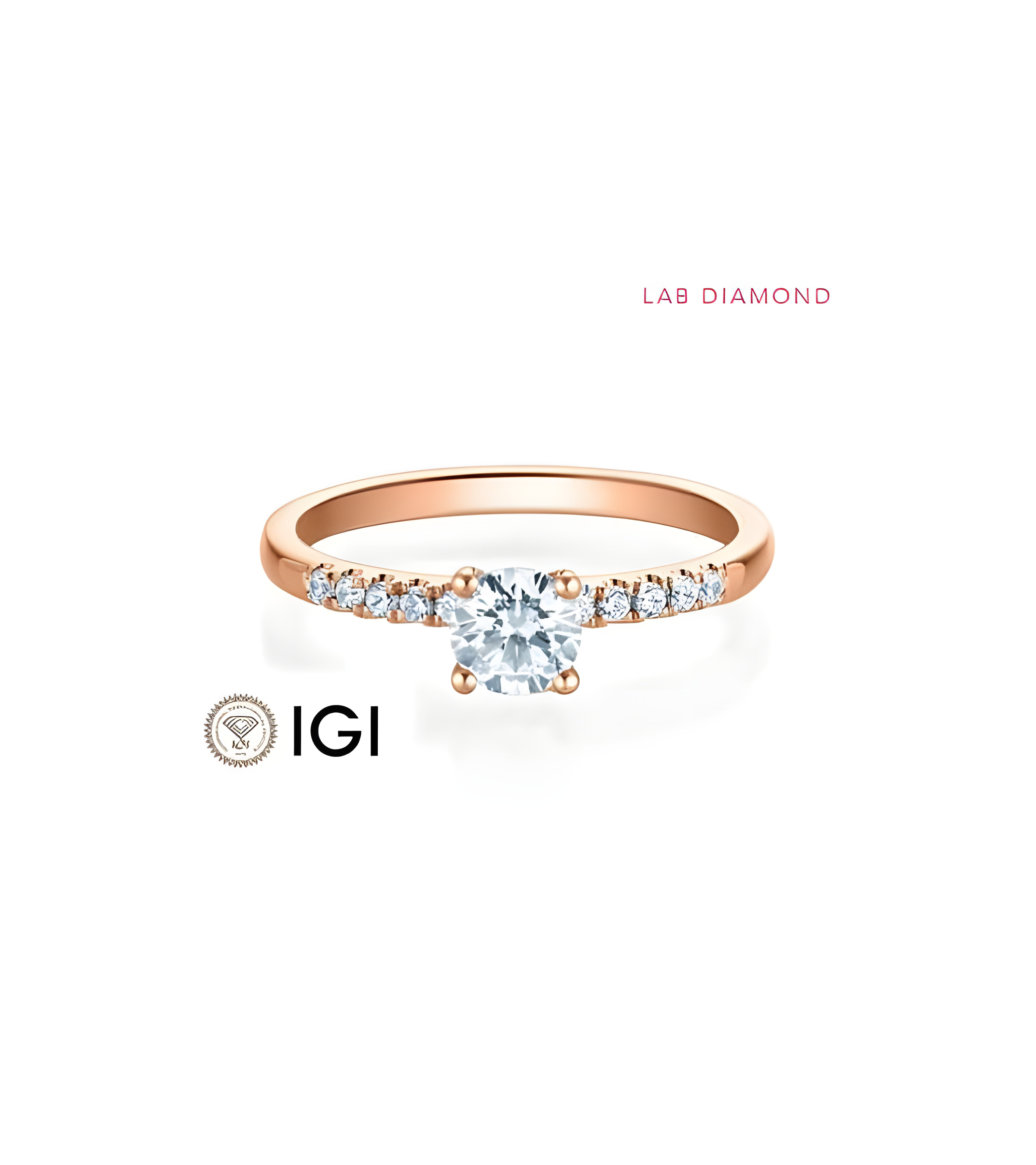 Anillo de compromiso con diamante de laboratorio en Bilbao | Staring