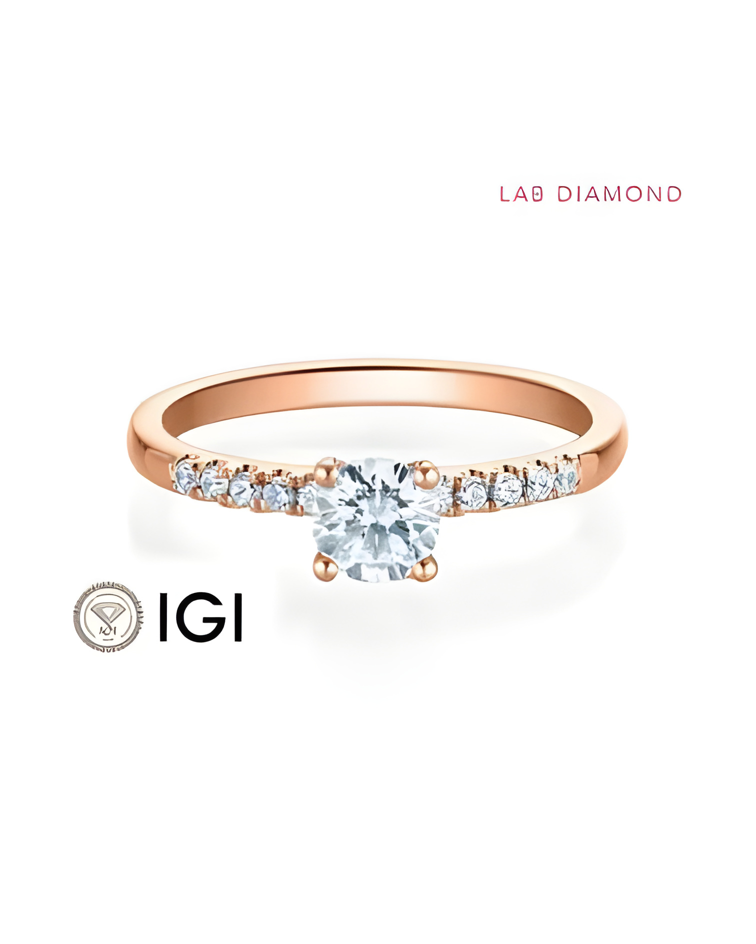 Anillo de compromiso con diamante de laboratorio en Bilbao | Staring