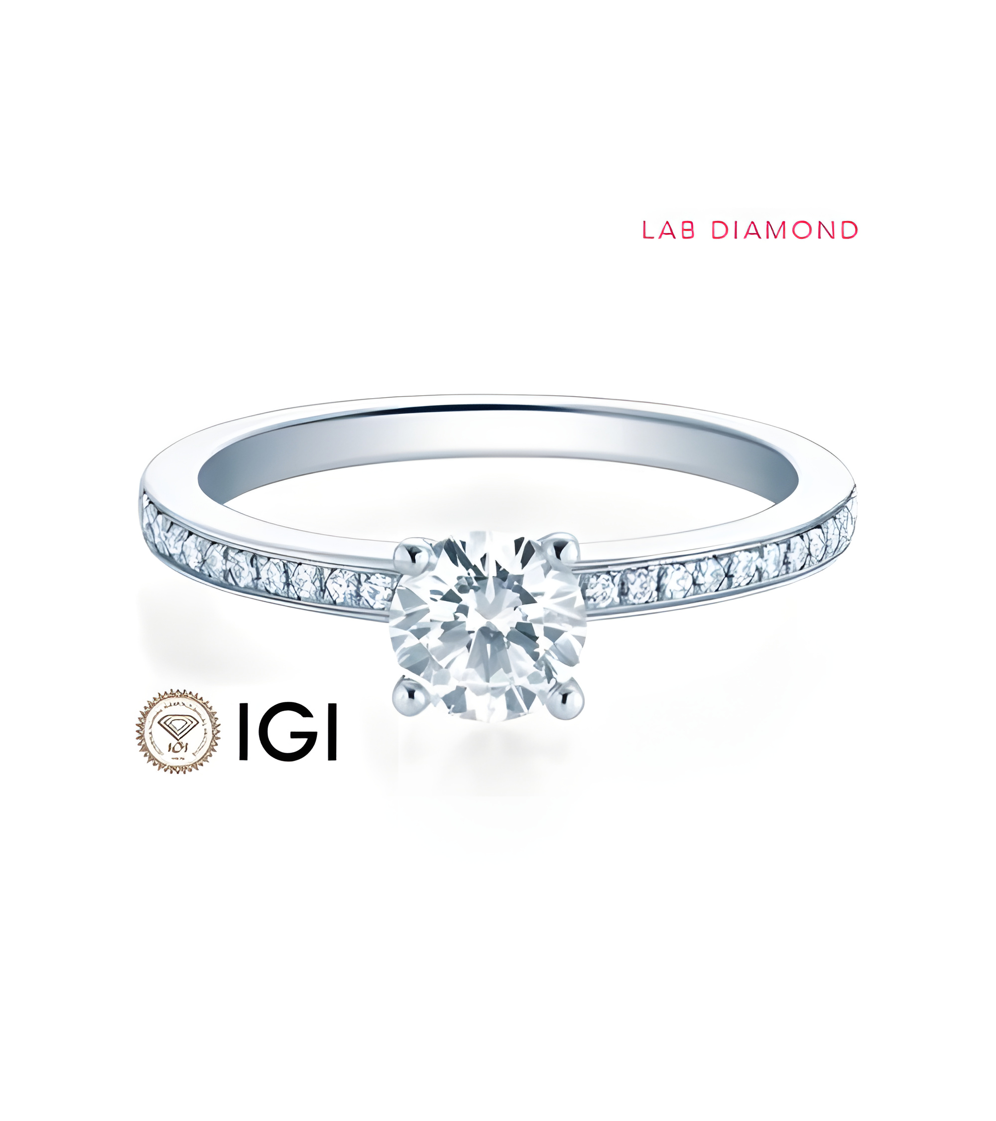 Anells de compromis amb diamantes sintètics de laboratori | Staring