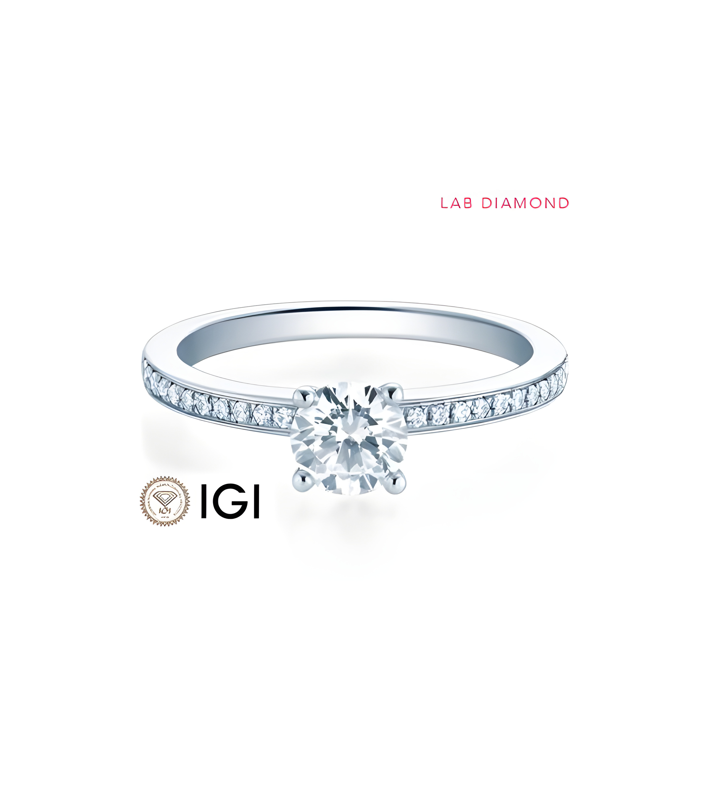 Anells de compromis amb diamantes sintètics de laboratori | Staring