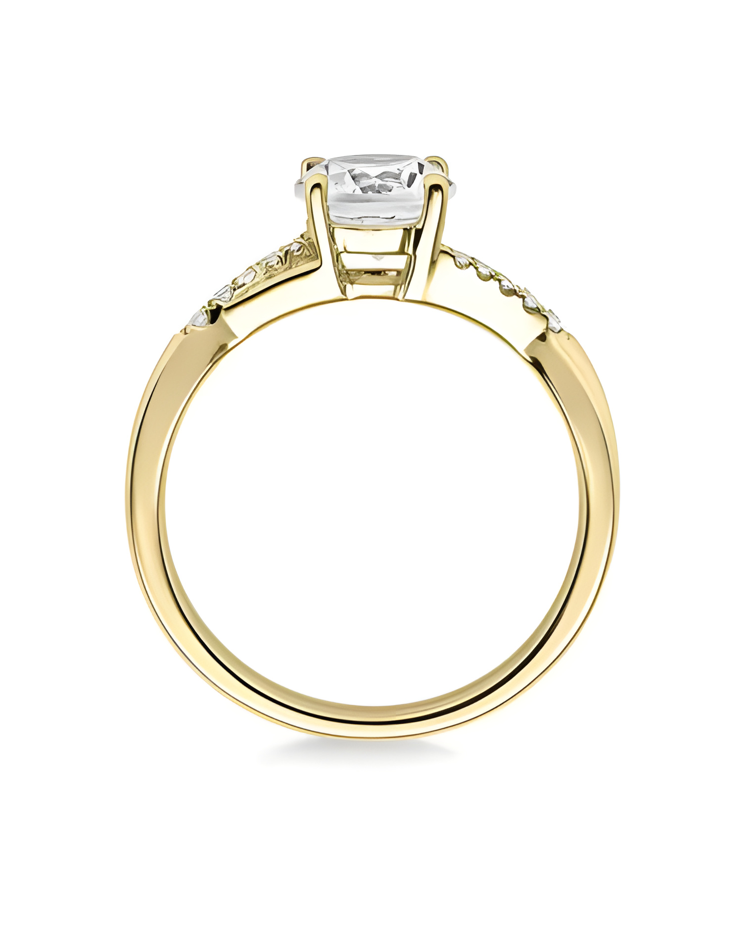 Anillo de compromiso con diamantes de laboratorio Valencia | Staring