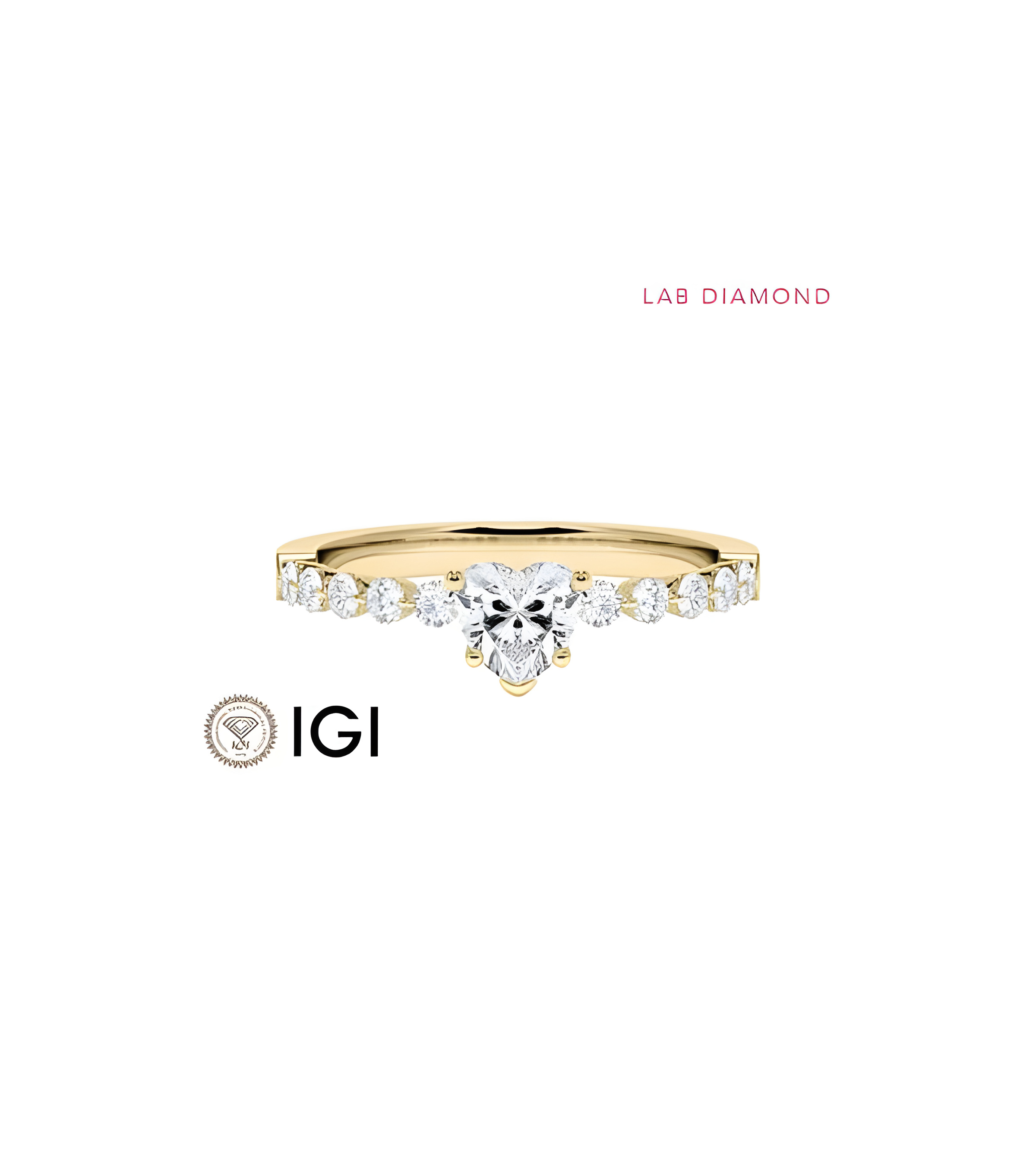 Anillo de compromiso con diamante artificial en Madrid | Staring