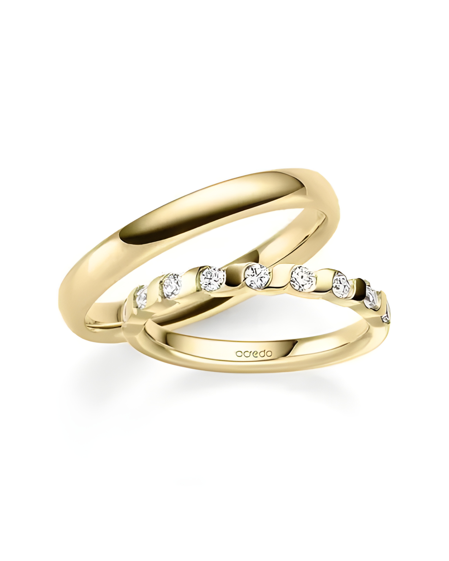 Los mejores anillos de boda en Tenerife con media corona de diamantes I Staring