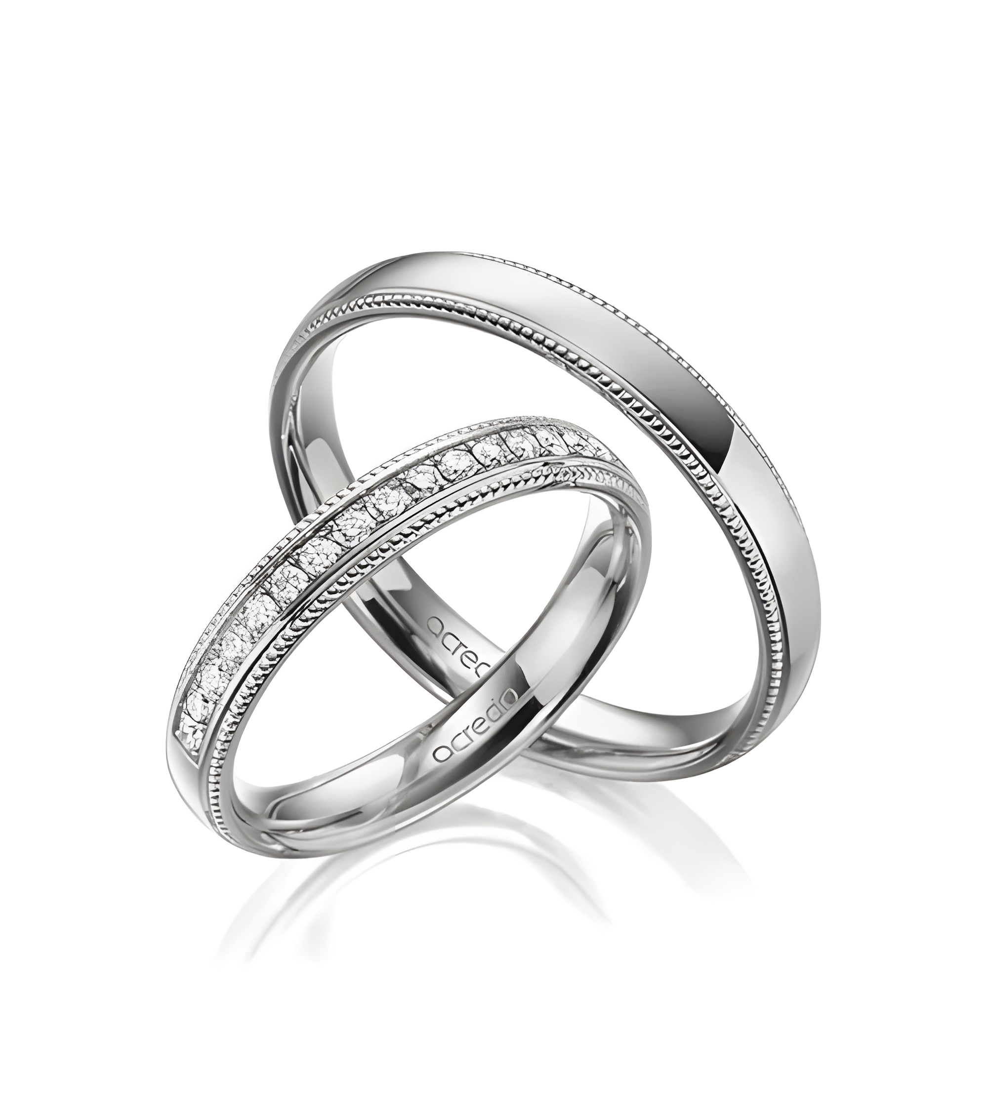 Alianzas de matrimonio de Platino en Tenerife con diamantes naturales IStaring