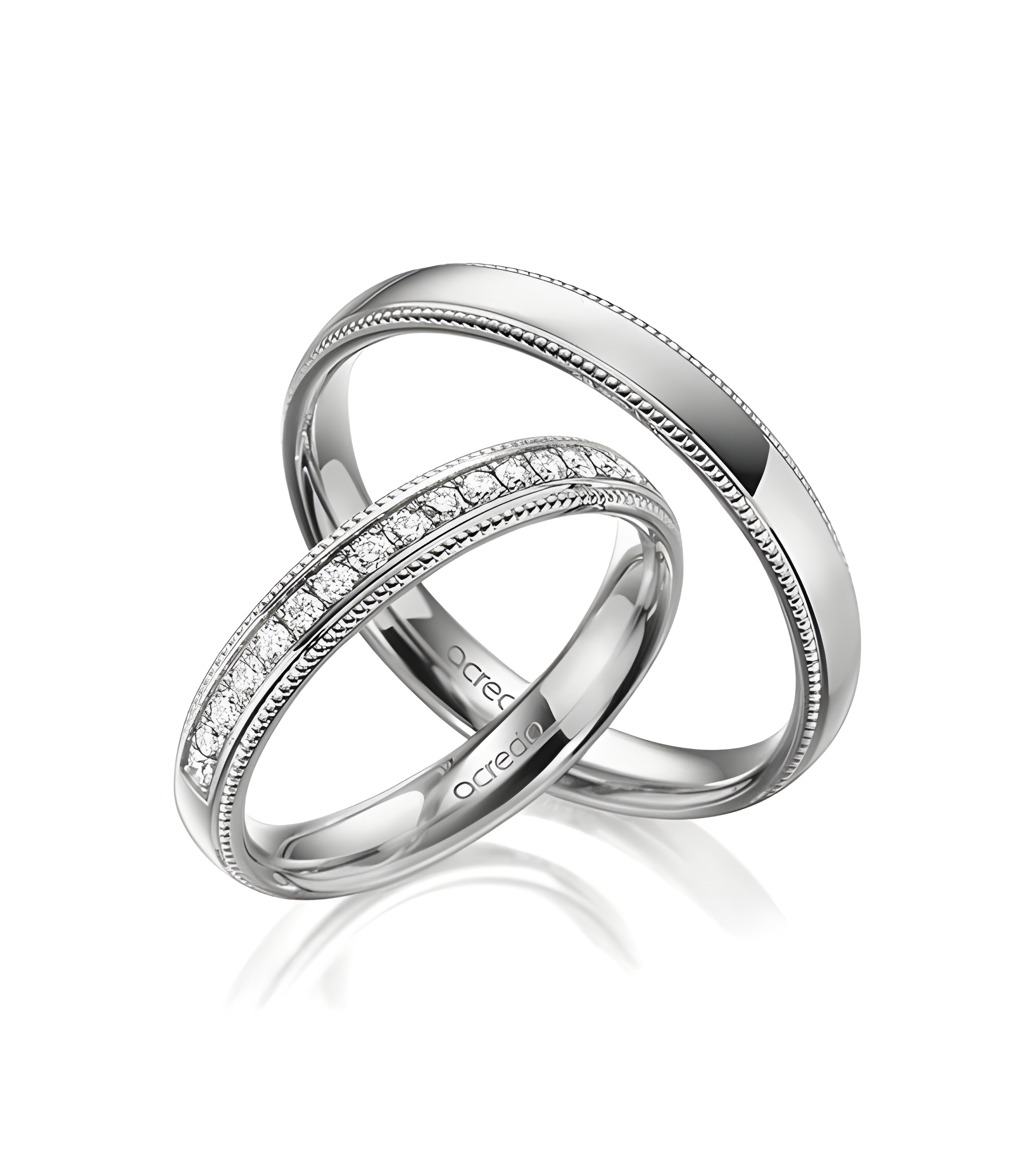 Alianzas de matrimonio de Platino en Tenerife con diamantes naturales IStaring