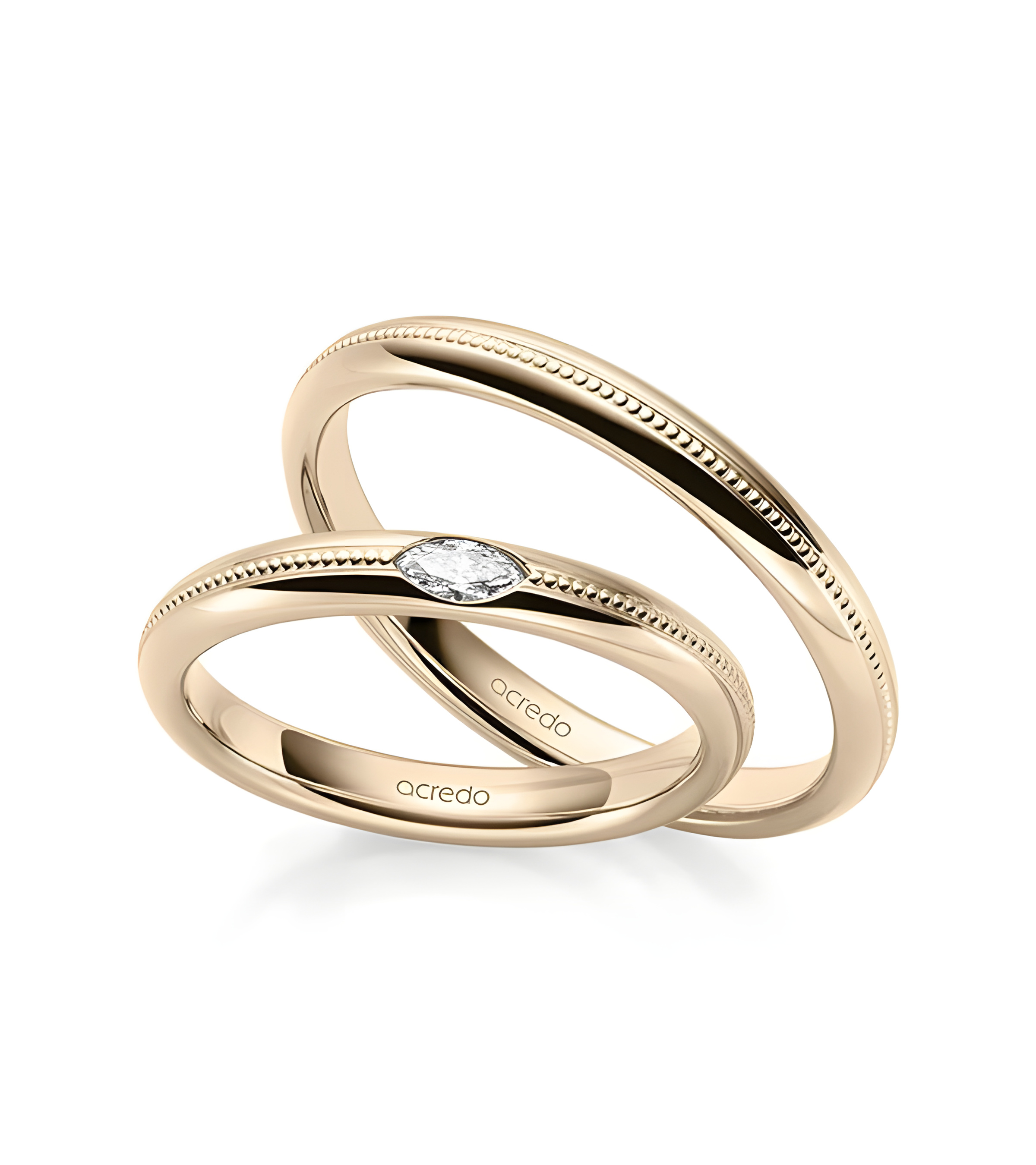 Los mejores anillos de matrimonio de oro rosa de marca internacional