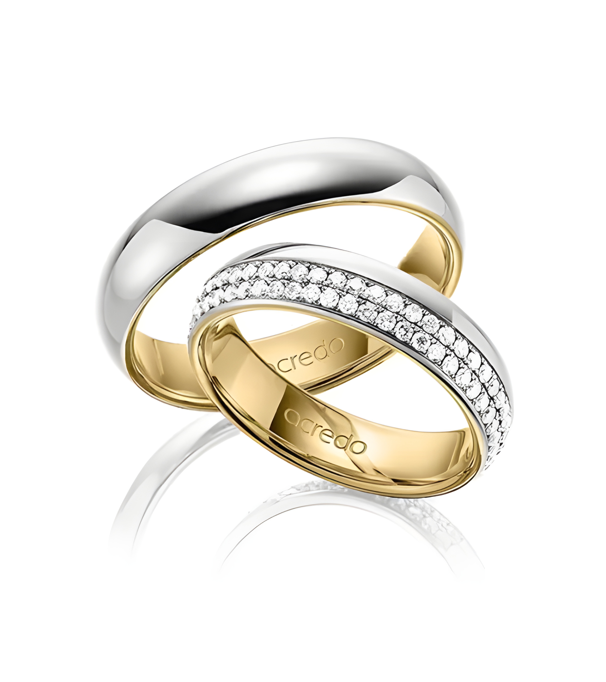 Alianzas de boda diferentes con acabados especiales y diamantes