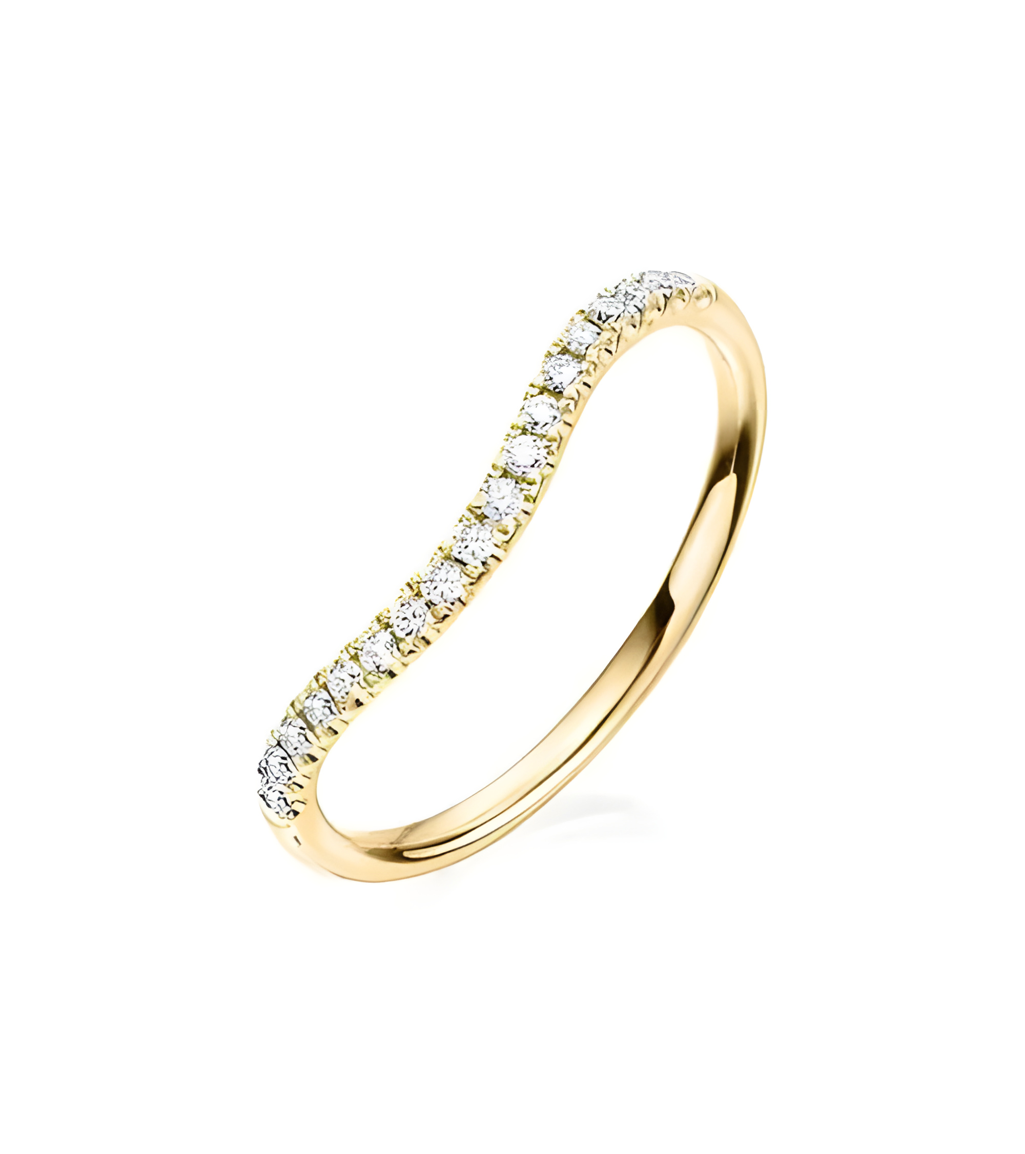 Anillo con diamantes para combinar con anillo de compromiso | Staring