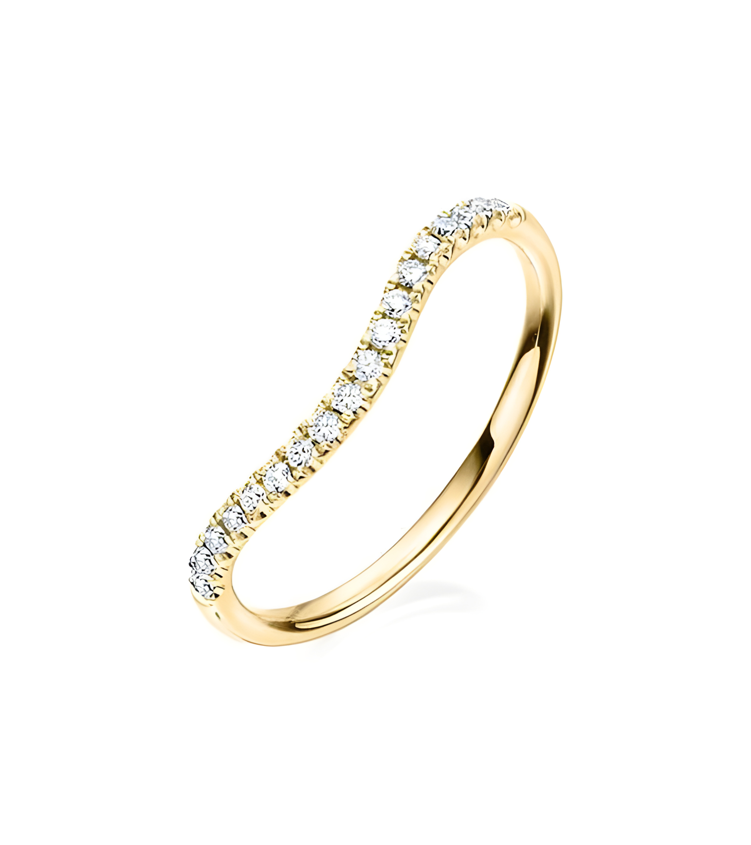 Anillo con diamantes para combinar con anillo de compromiso | Staring