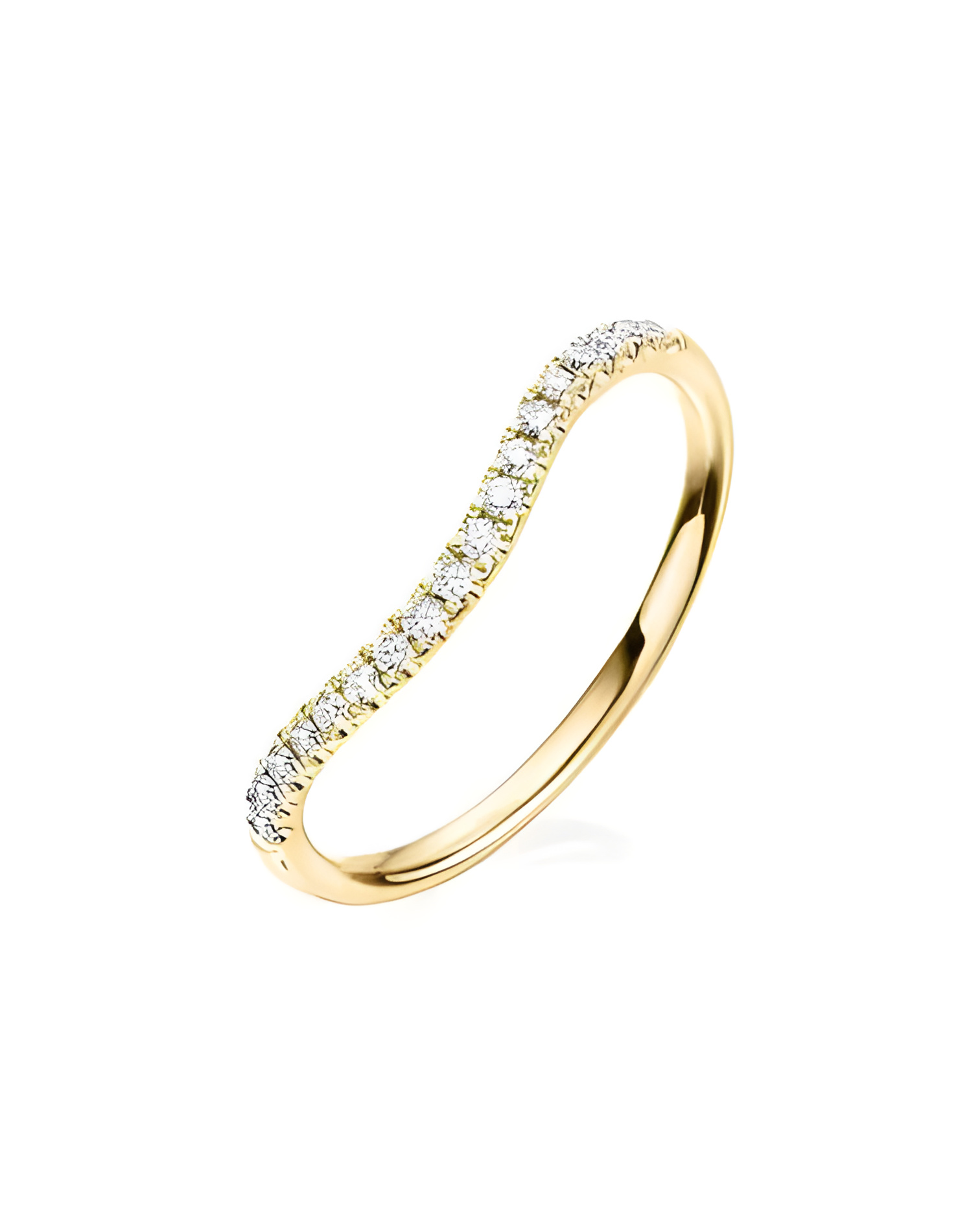 Anillo con diamantes para combinar con anillo de compromiso | Staring