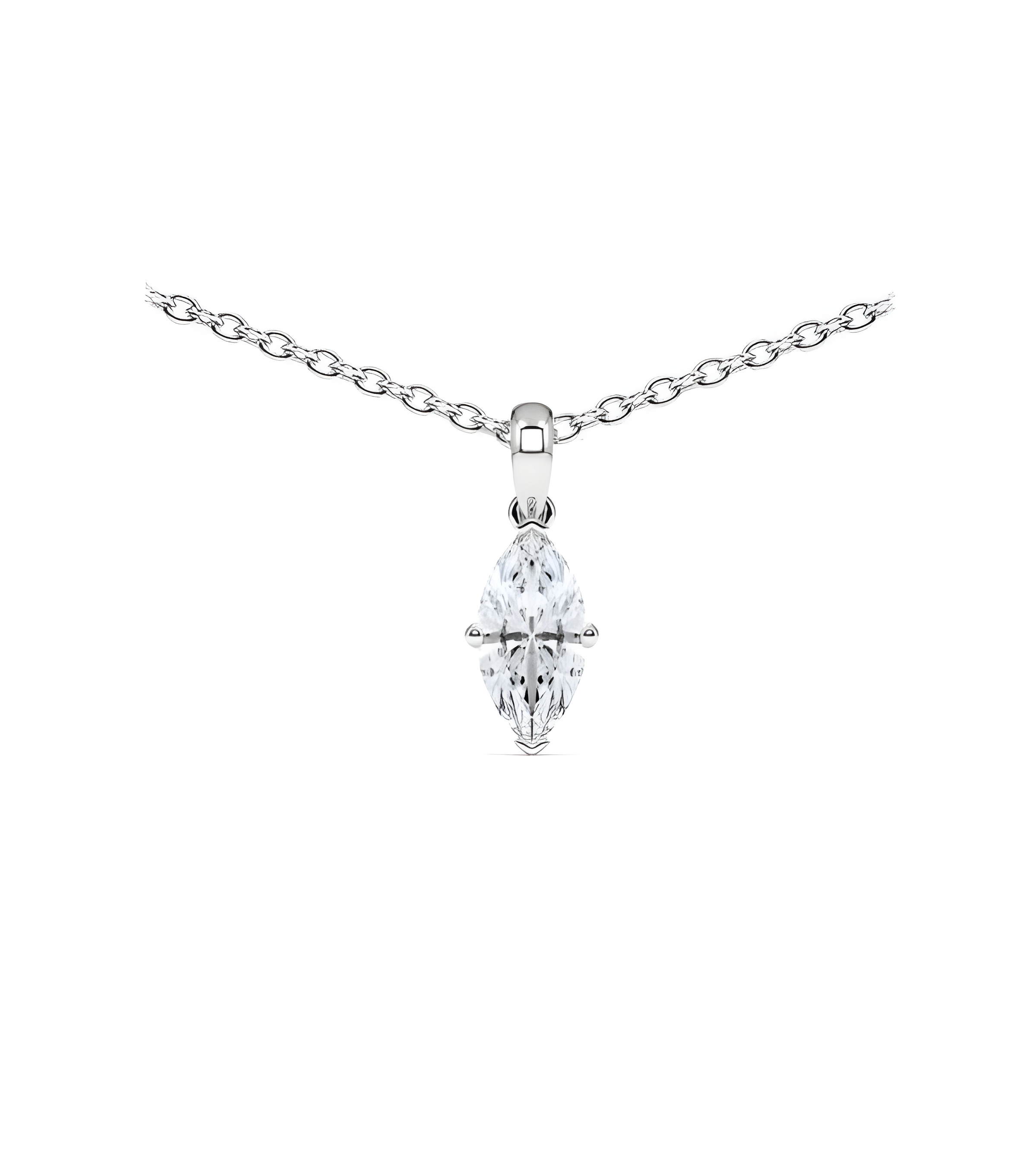 Aros económicos de oro blanco de 18 quilates con diamantes