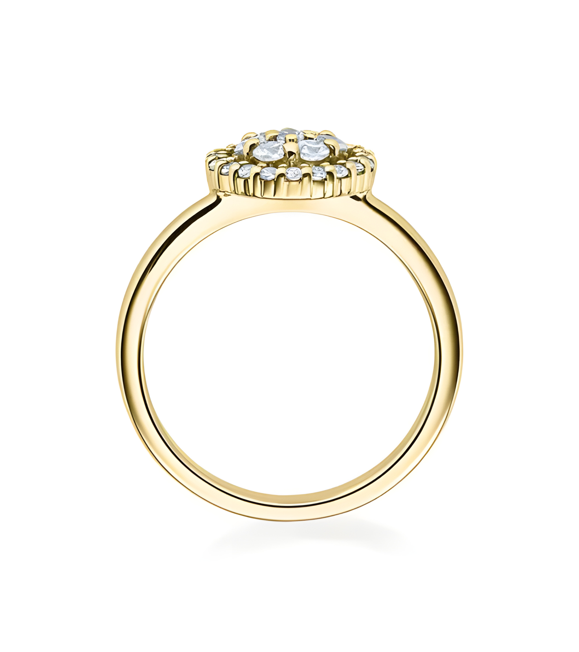 Orionis 0,15 | Oro amarillo - ANILLO DE COMPROMISO EN ORO - 