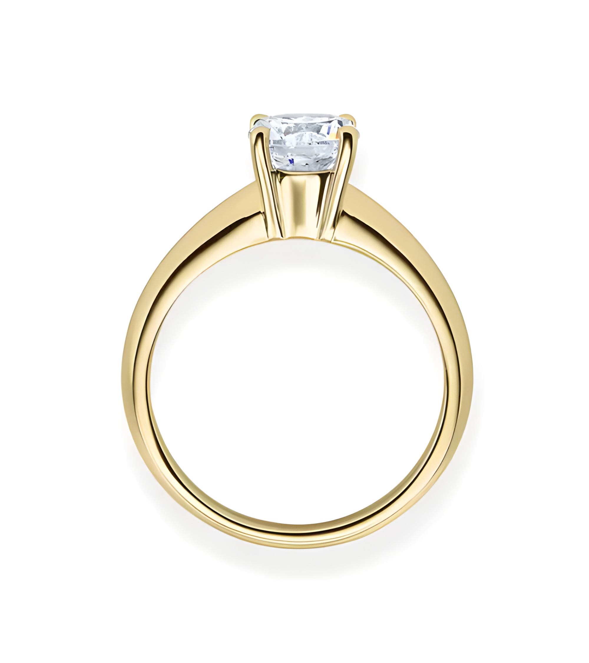 Anillo pedida en oro amarillo de la mejor calidad y precio | Staring