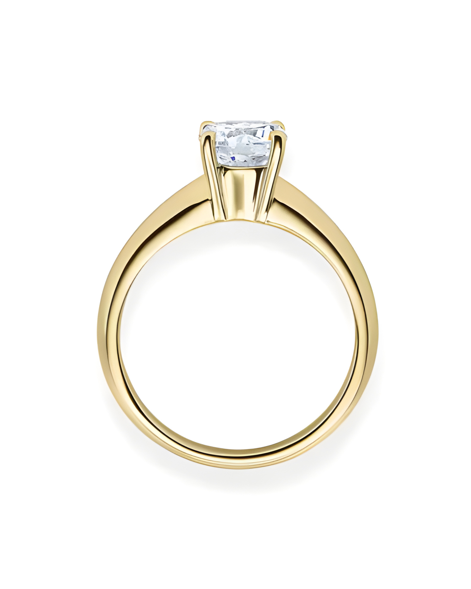 Anillo de pedida en oro amarillo de la mejor calidad al mejor precio | Staring