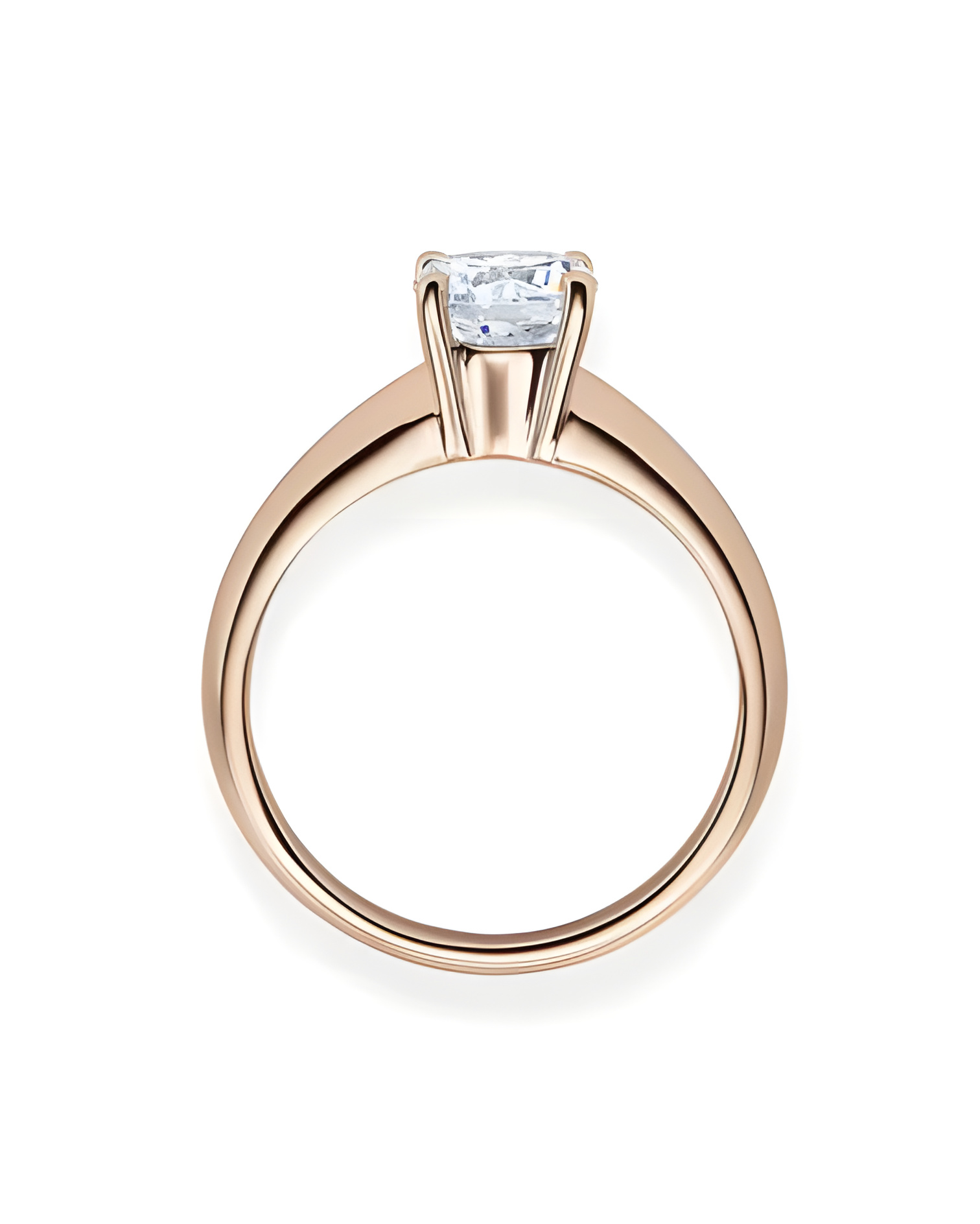 Anillo de pedida en oro rosa de la mejor calidad al mejor precio | Staring