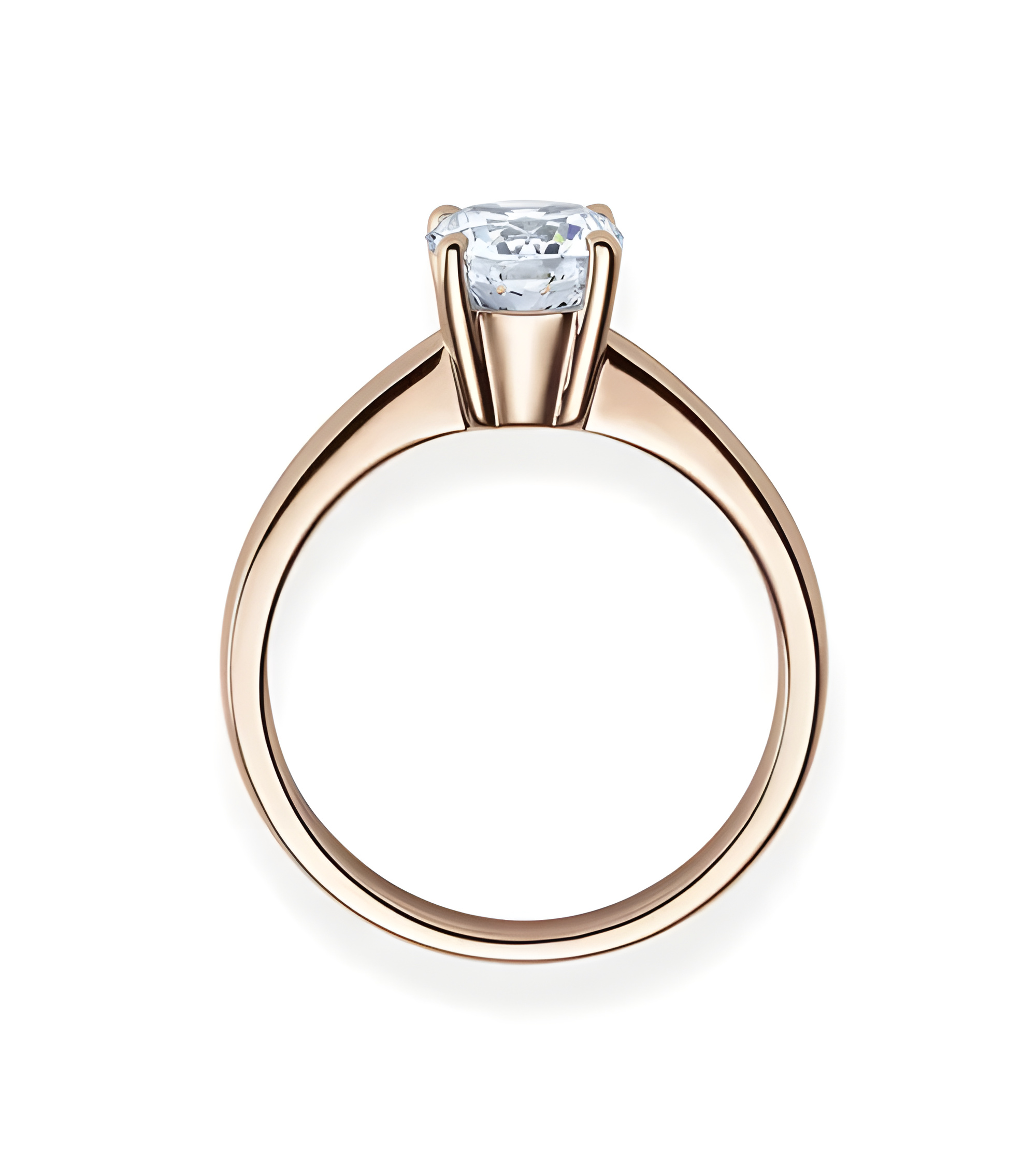 Anillo de pedida en oro rosa al mejor precio y calidad | Staring