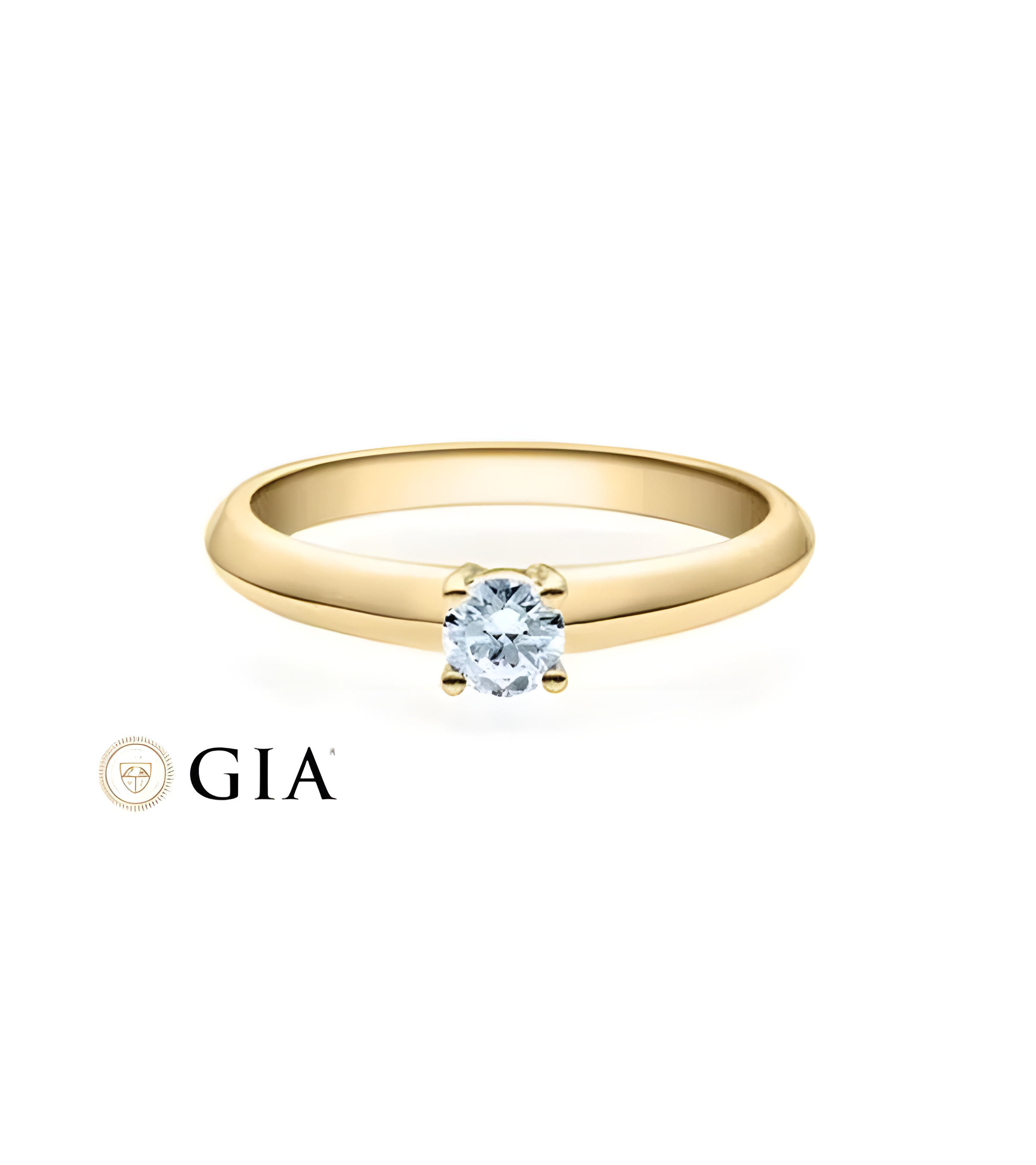 Anillo de pedida en oro amarillo de la mejor calidad al mejor precio | Staring