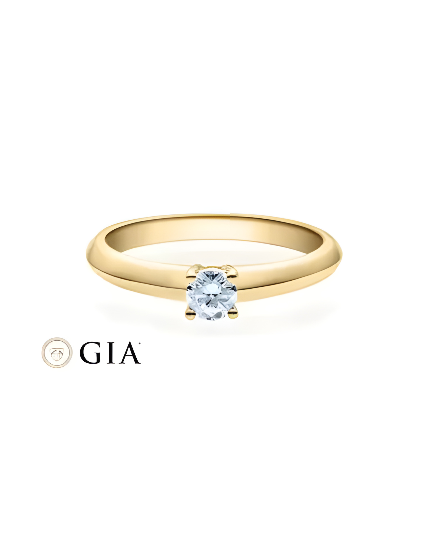 Anillo de pedida en oro amarillo de la mejor calidad al mejor precio | Staring