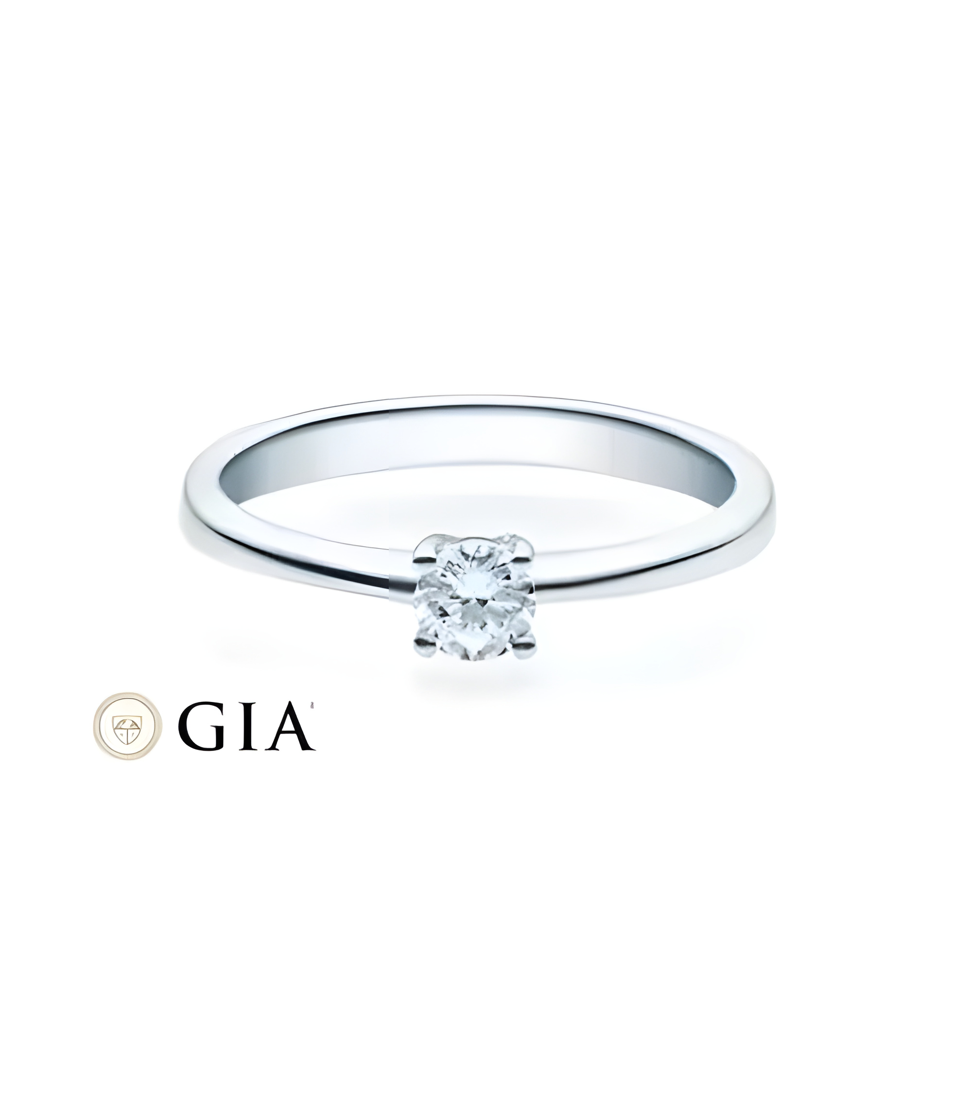 Anillo de pedida en oro blanco y platino al mejor precio y calidad | Staring