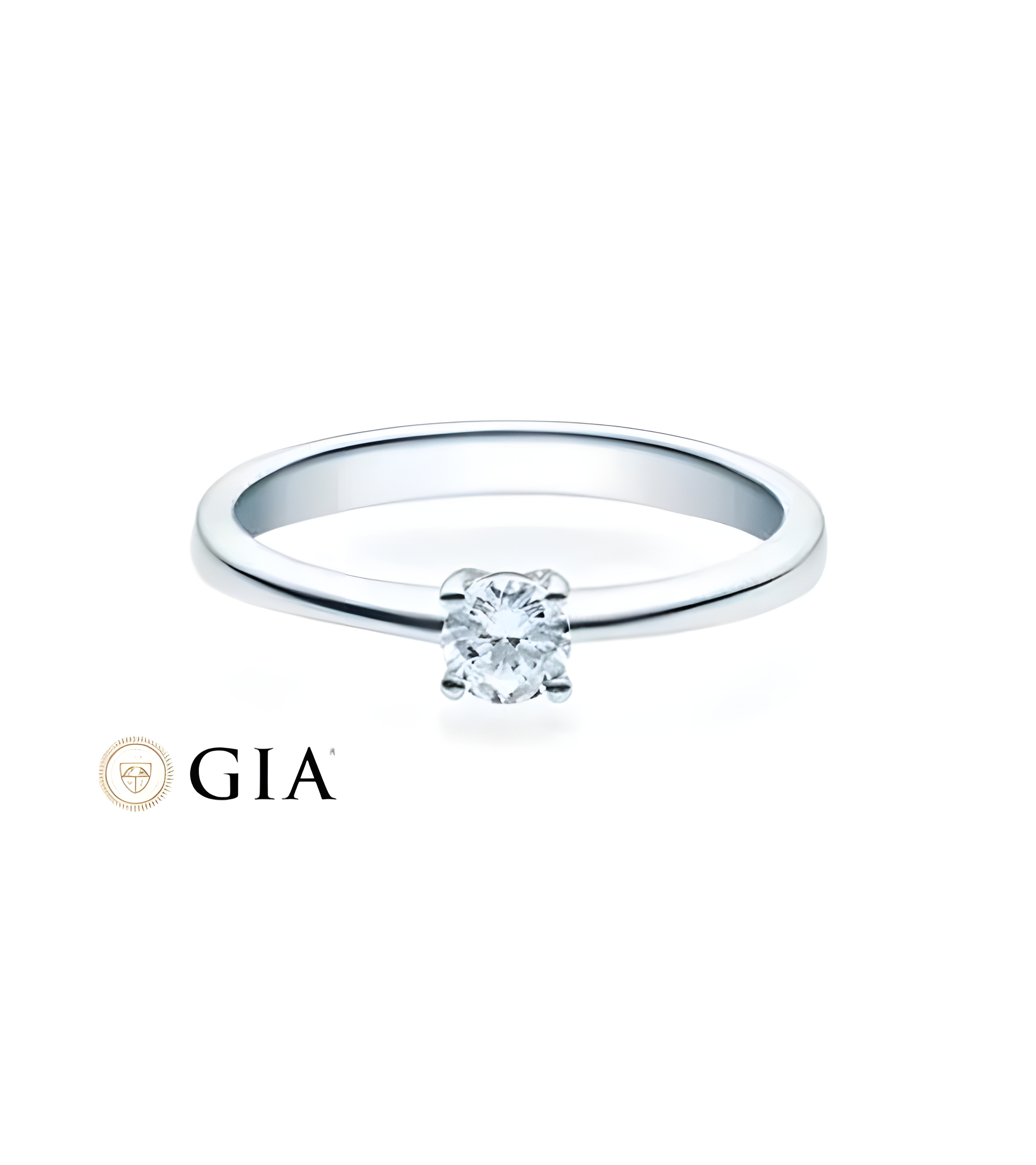 Anillo de pedida en oro blanco y platino al mejor precio y calidad | Staring