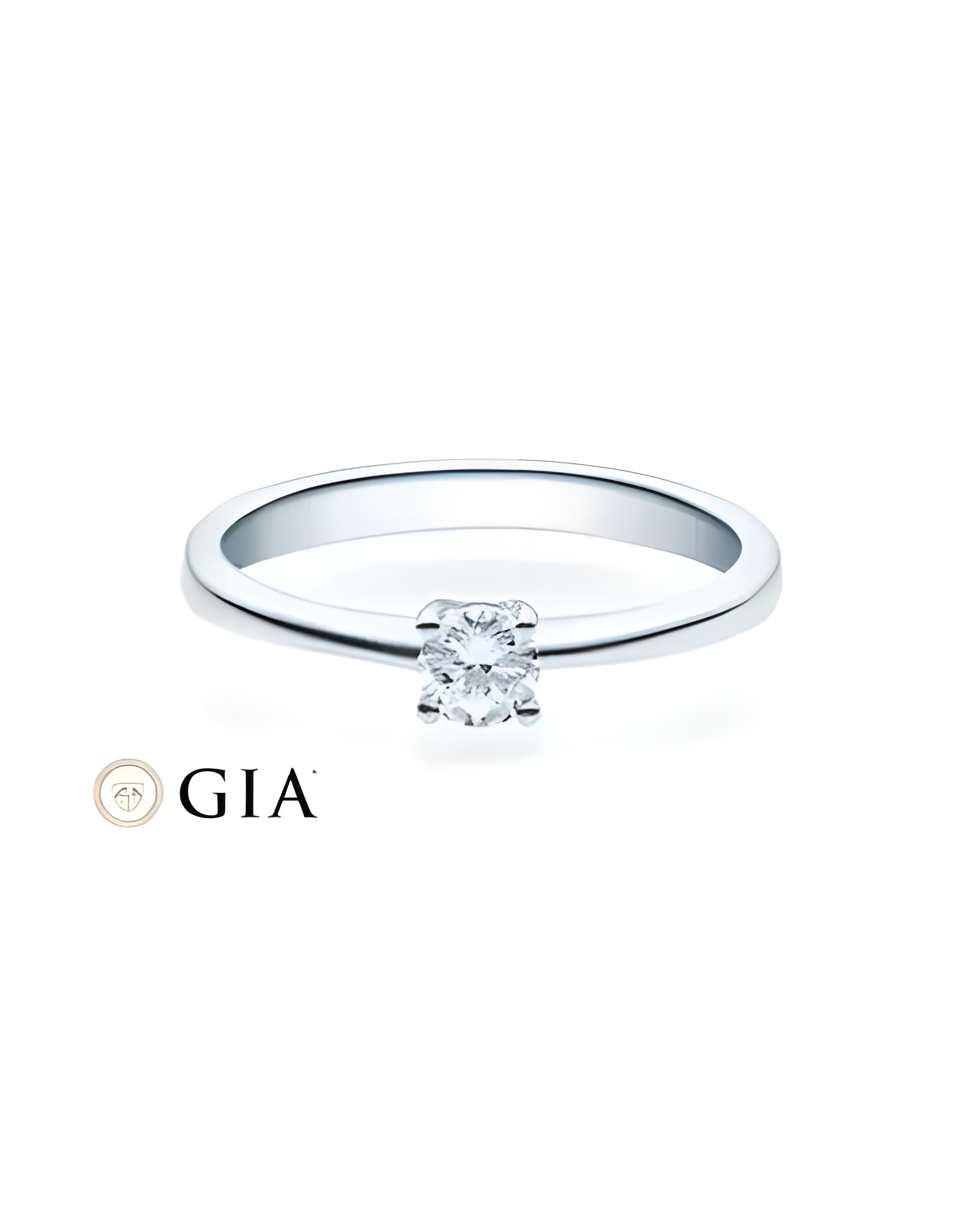 Anillo de pedida en oro blanco y platino al mejor precio y calidad | Staring