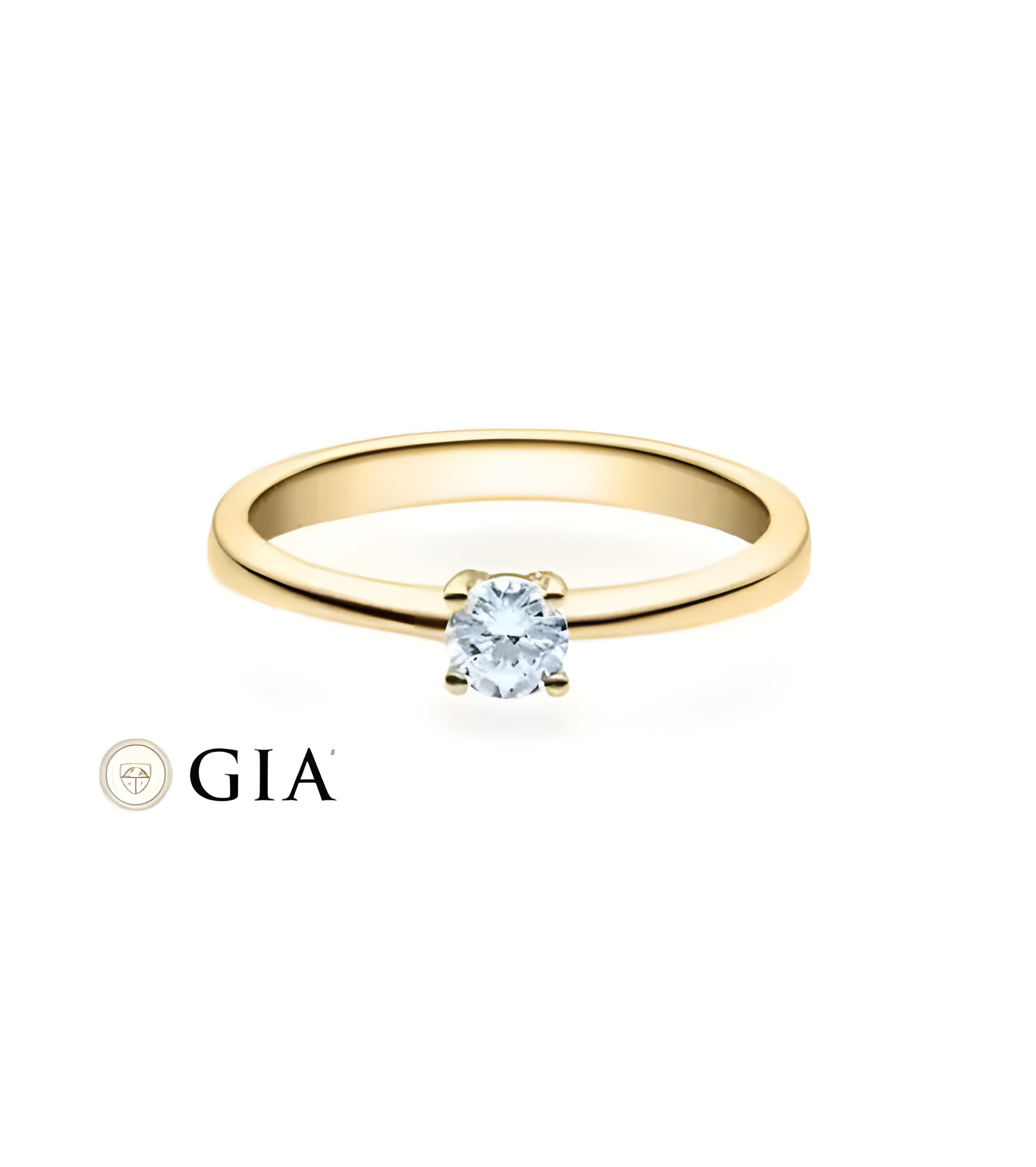 Anillo de pedida en oro amarillo al mejor precio y calidad | Staring