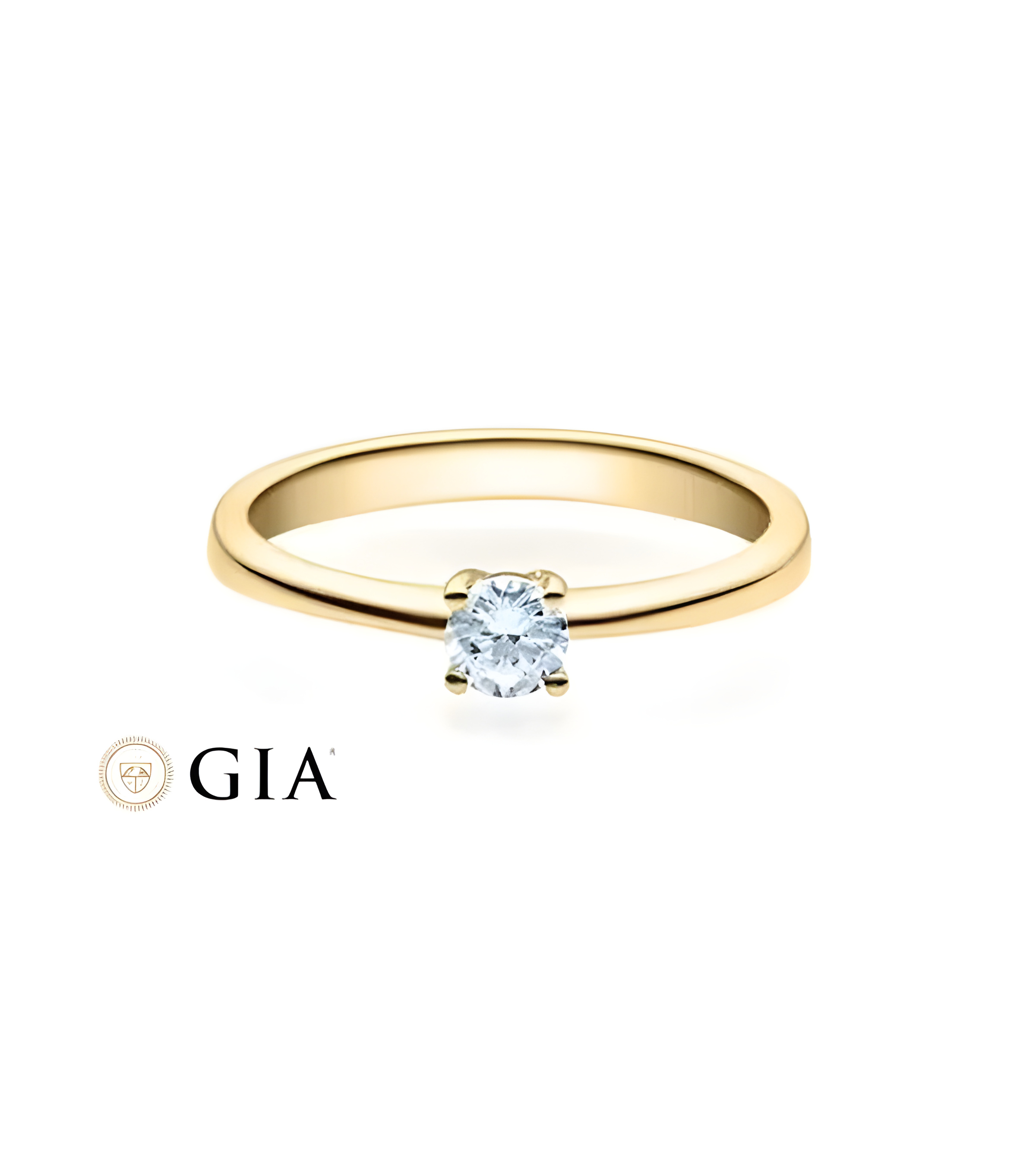 Anillo de pedida en oro amarillo al mejor precio y calidad | Staring