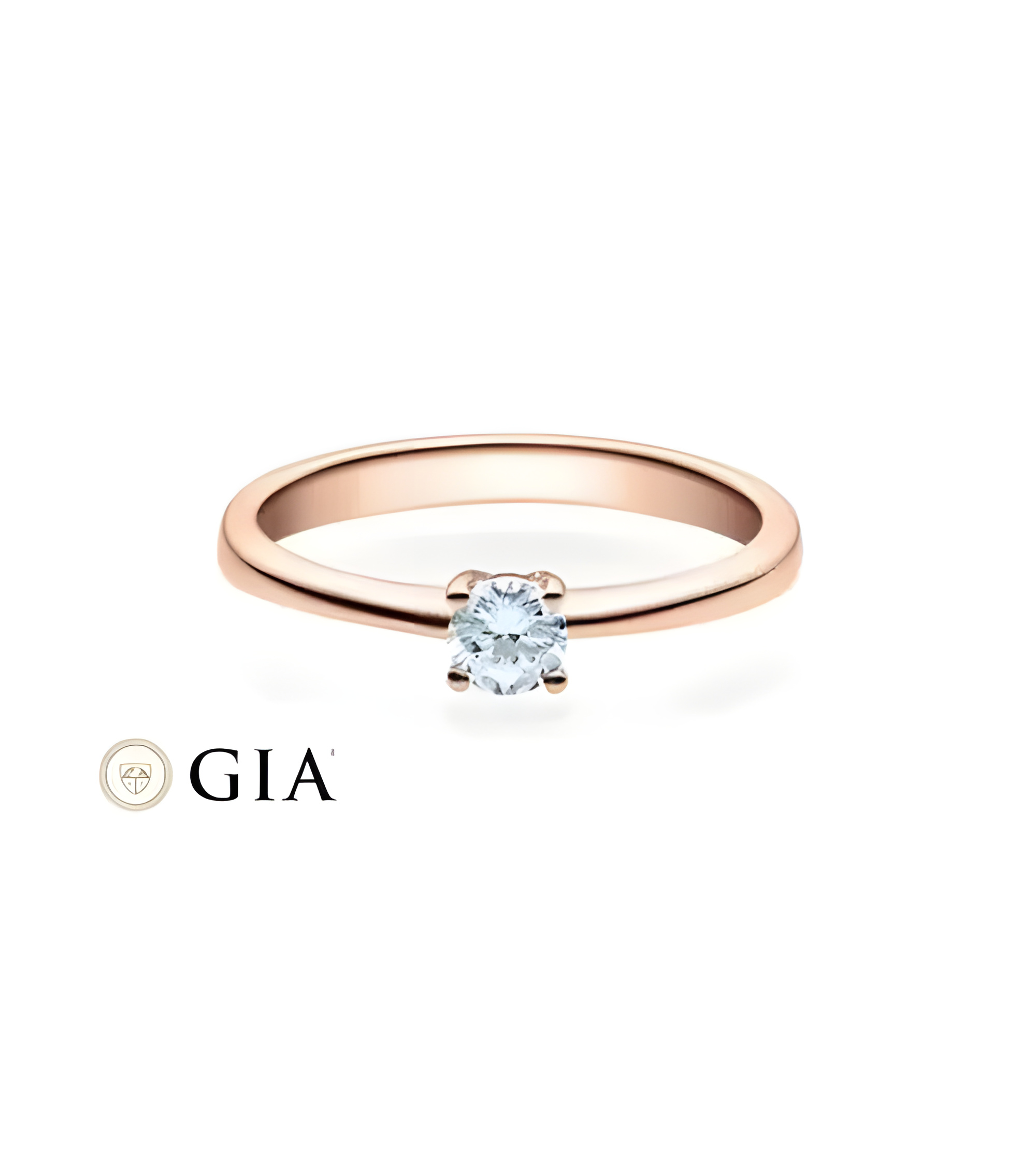 Anillo de compromiso en Platino de la mejor calidad al mejor precio