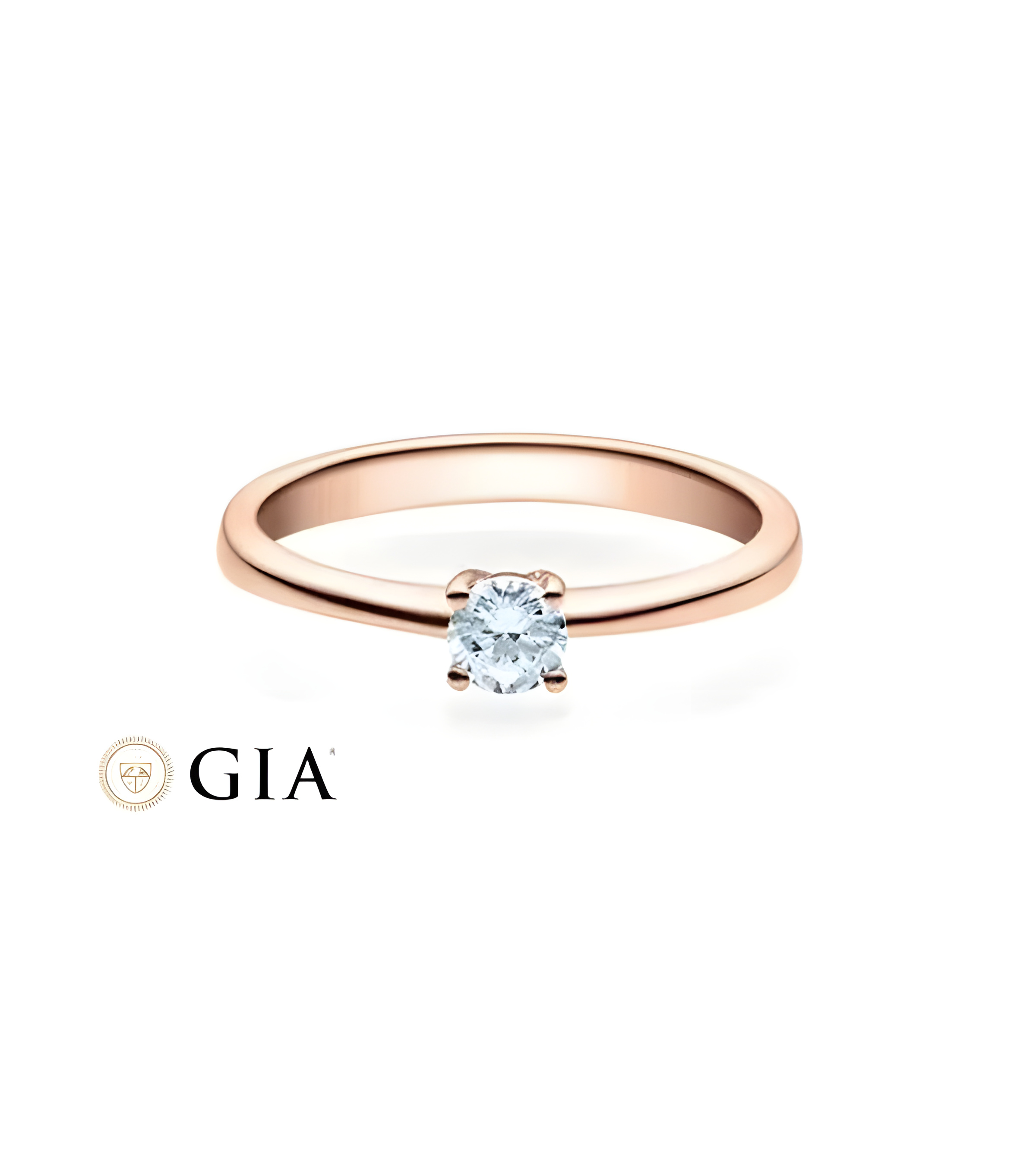 Anillo de pedida en oro rosa al mejor precio y calidad | Staring