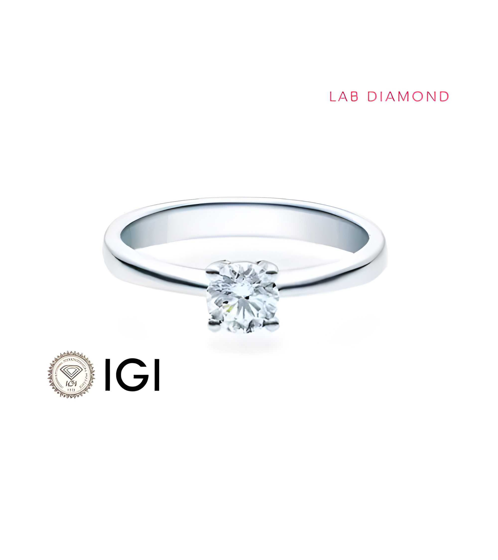 Anillo de compromiso en Platino de la mejor calidad al mejor precio