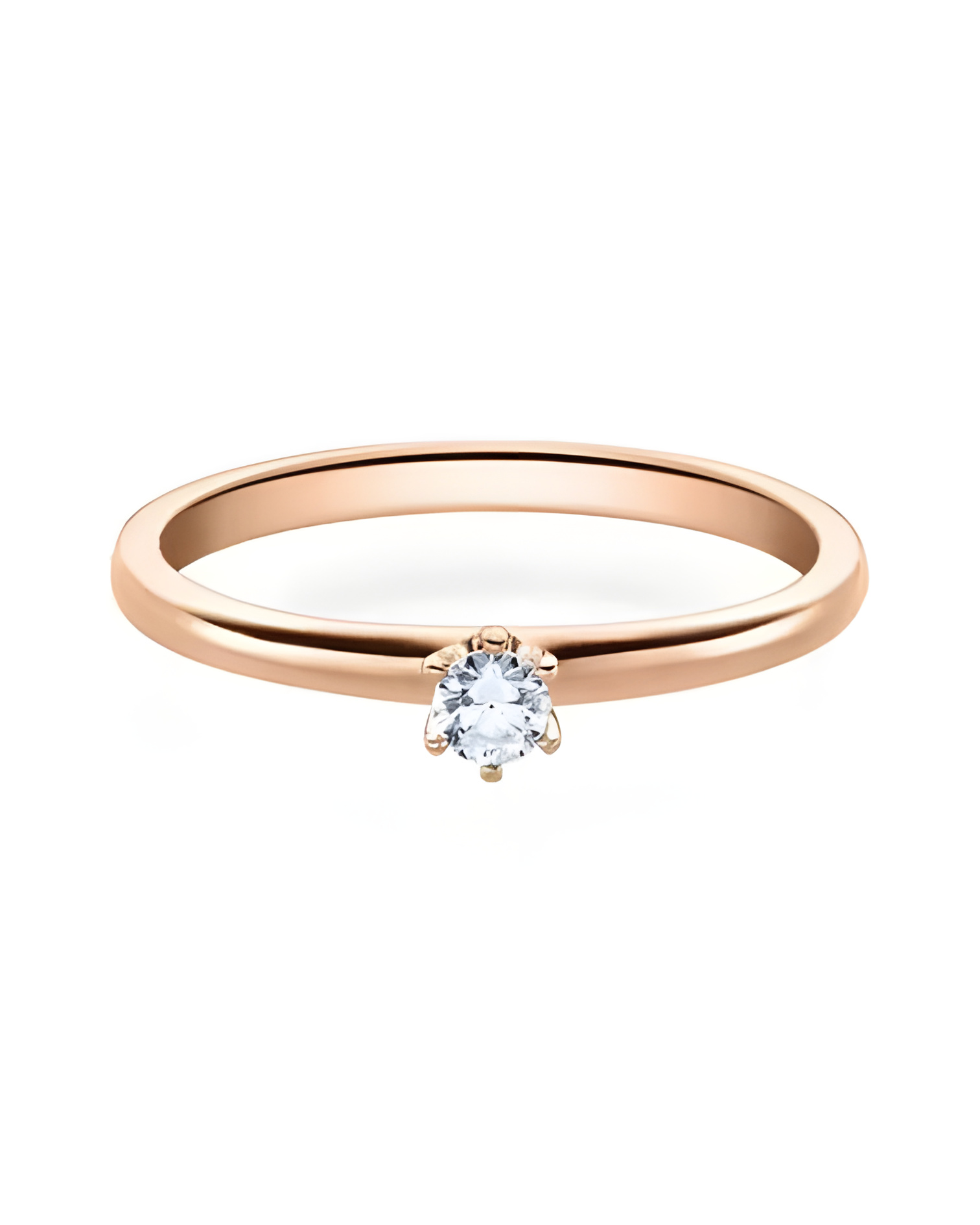 Anillo de compromiso en oro blanco barato de la mejor calidad alemana