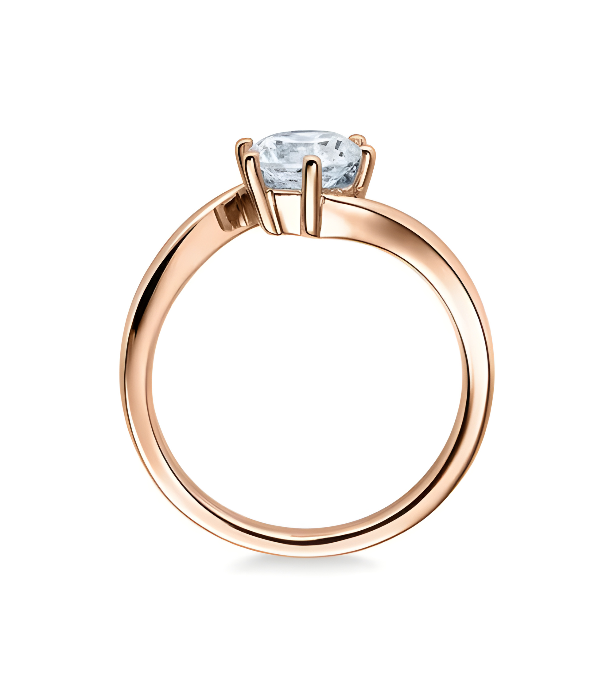 Anillo de compromiso con diamante sintético en Barcelona | Staring