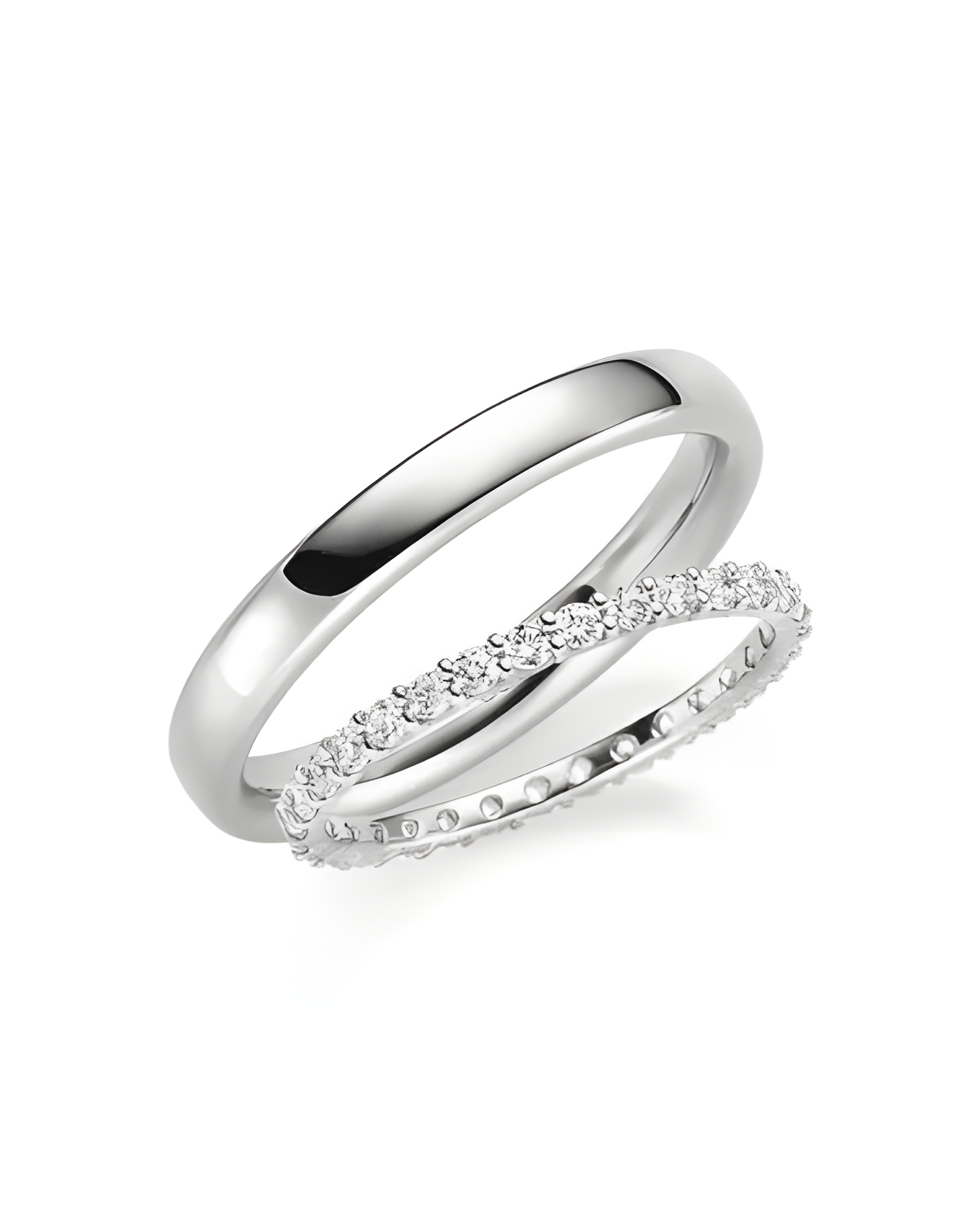 Exclusivo anillo de boda de Platino con corona de diamantes.