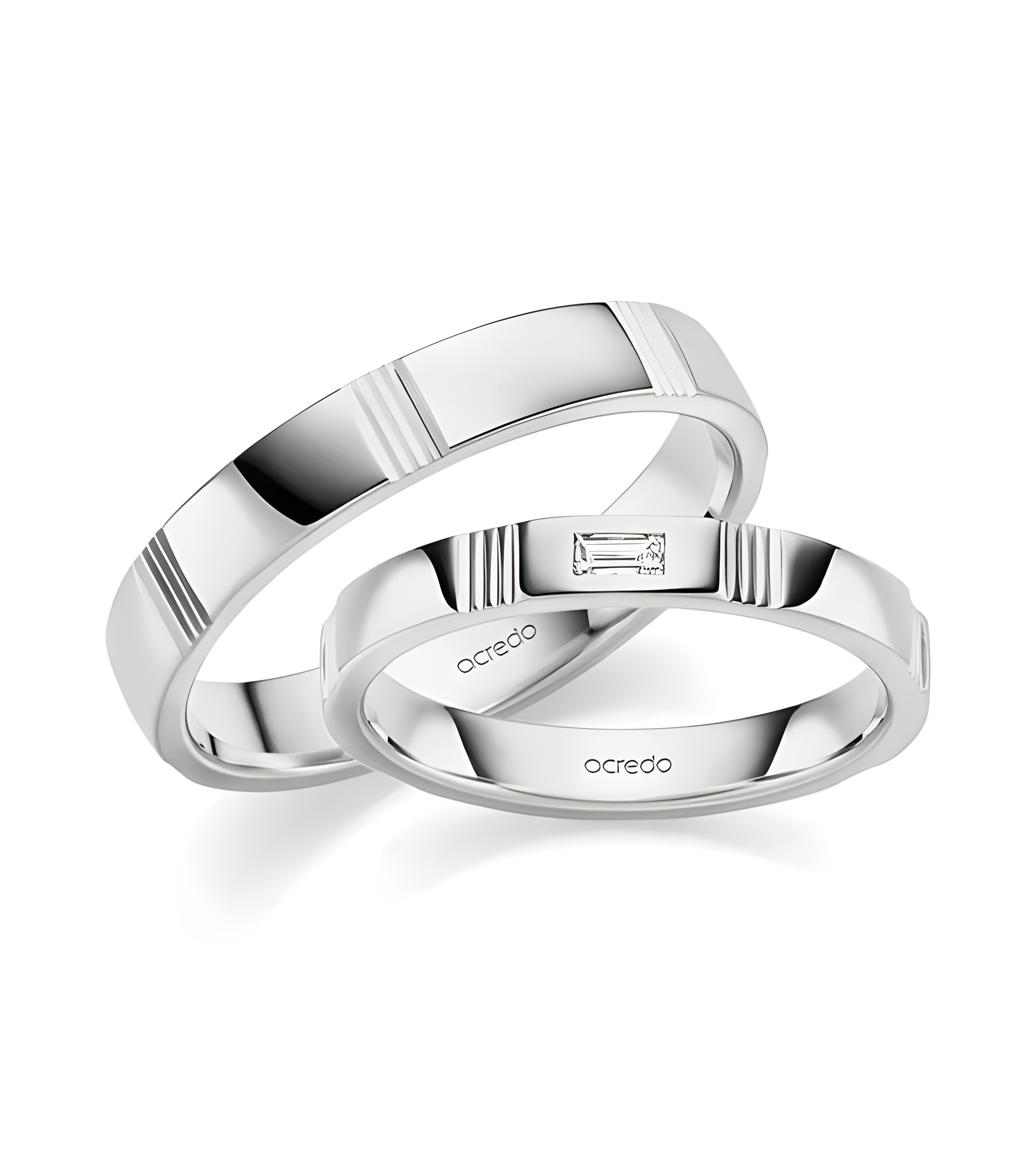 Alianzas de boda de platino económicas en Santiago | Staring