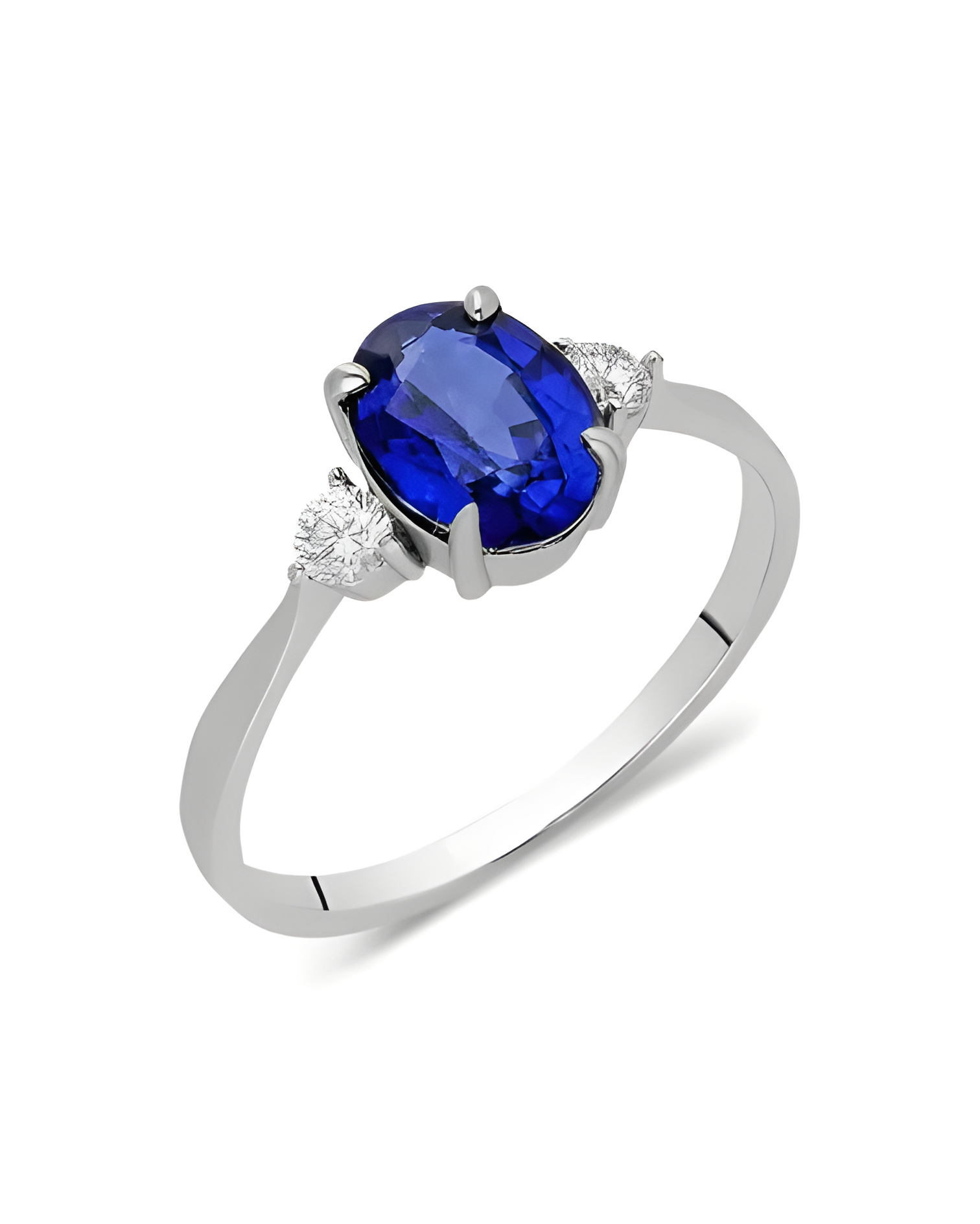 Anillos de compromiso de oro con esmeraldas y diamantes | Staring