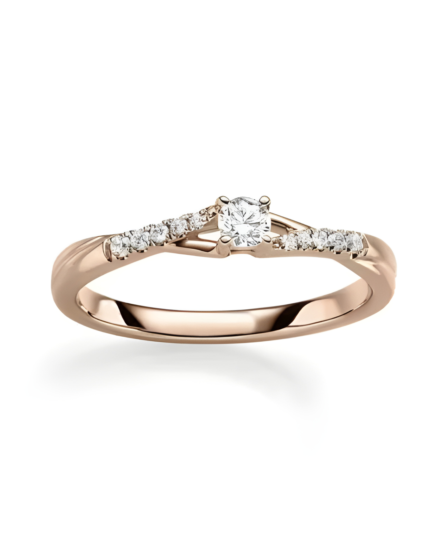 Original anillo de compromiso en Gran Canaria de oro rosa | Staring