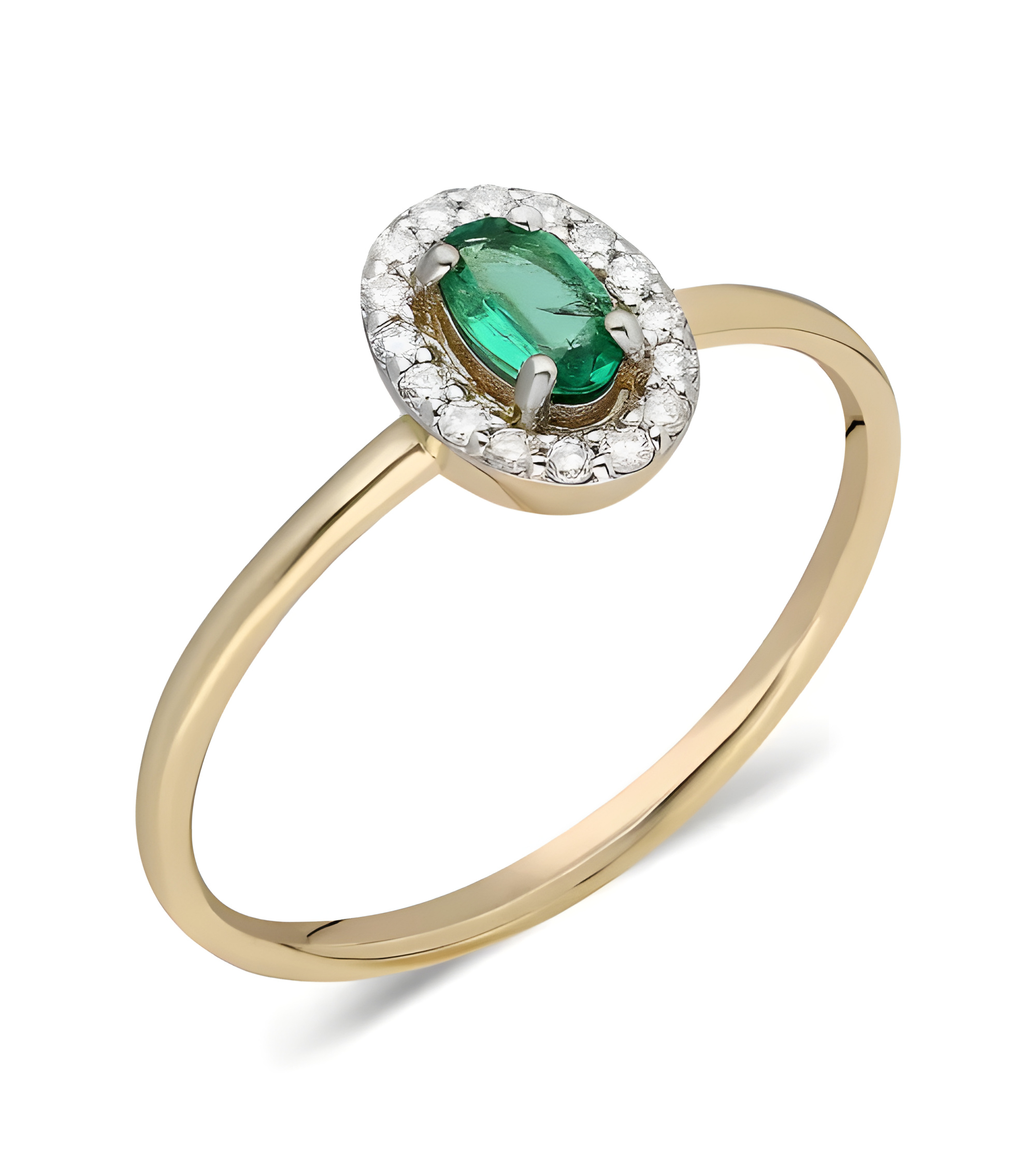 Anillos de compromiso de oro económicos | Staring