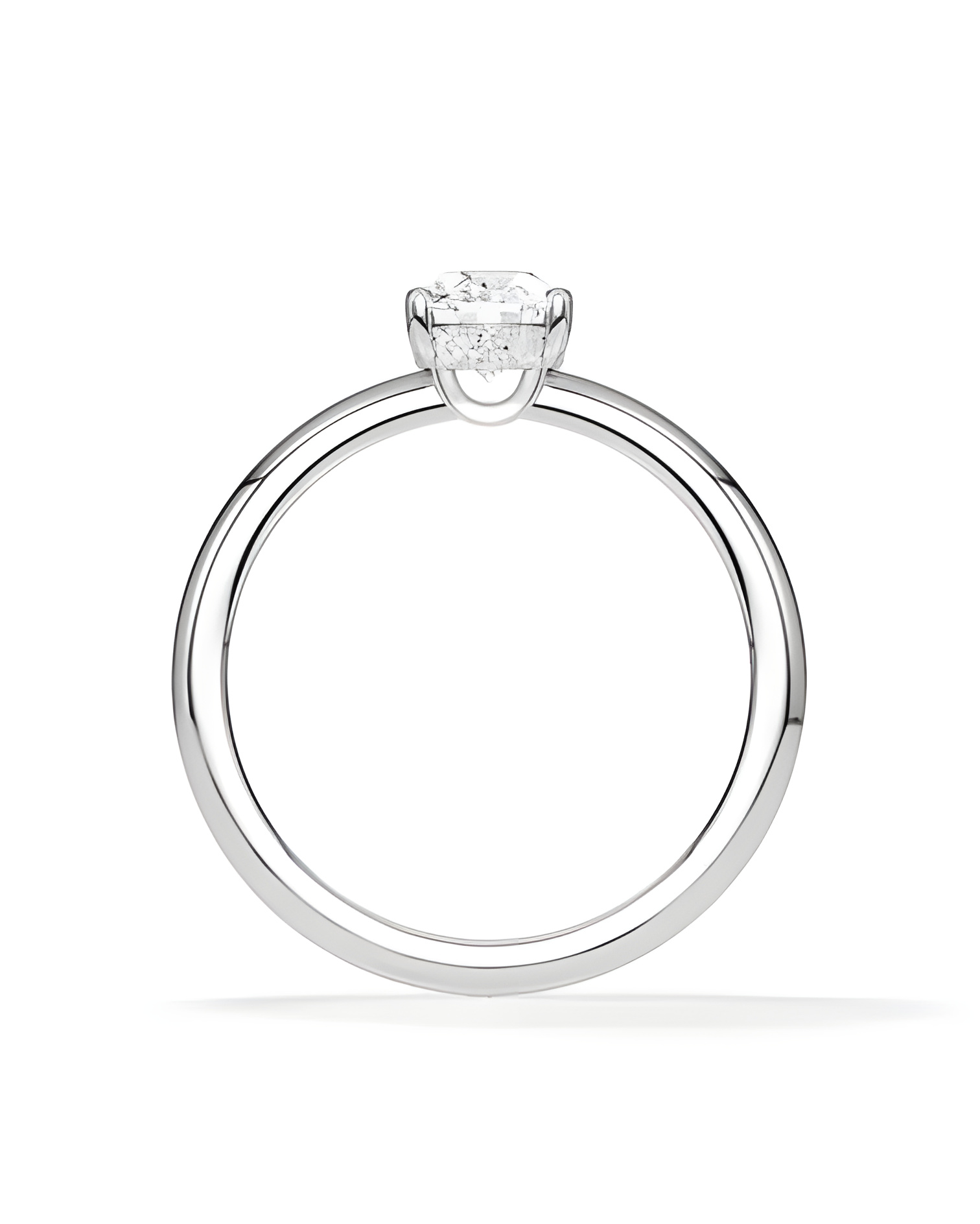 Anillos solitarios de compromiso con diamantes laboratorio | Staring