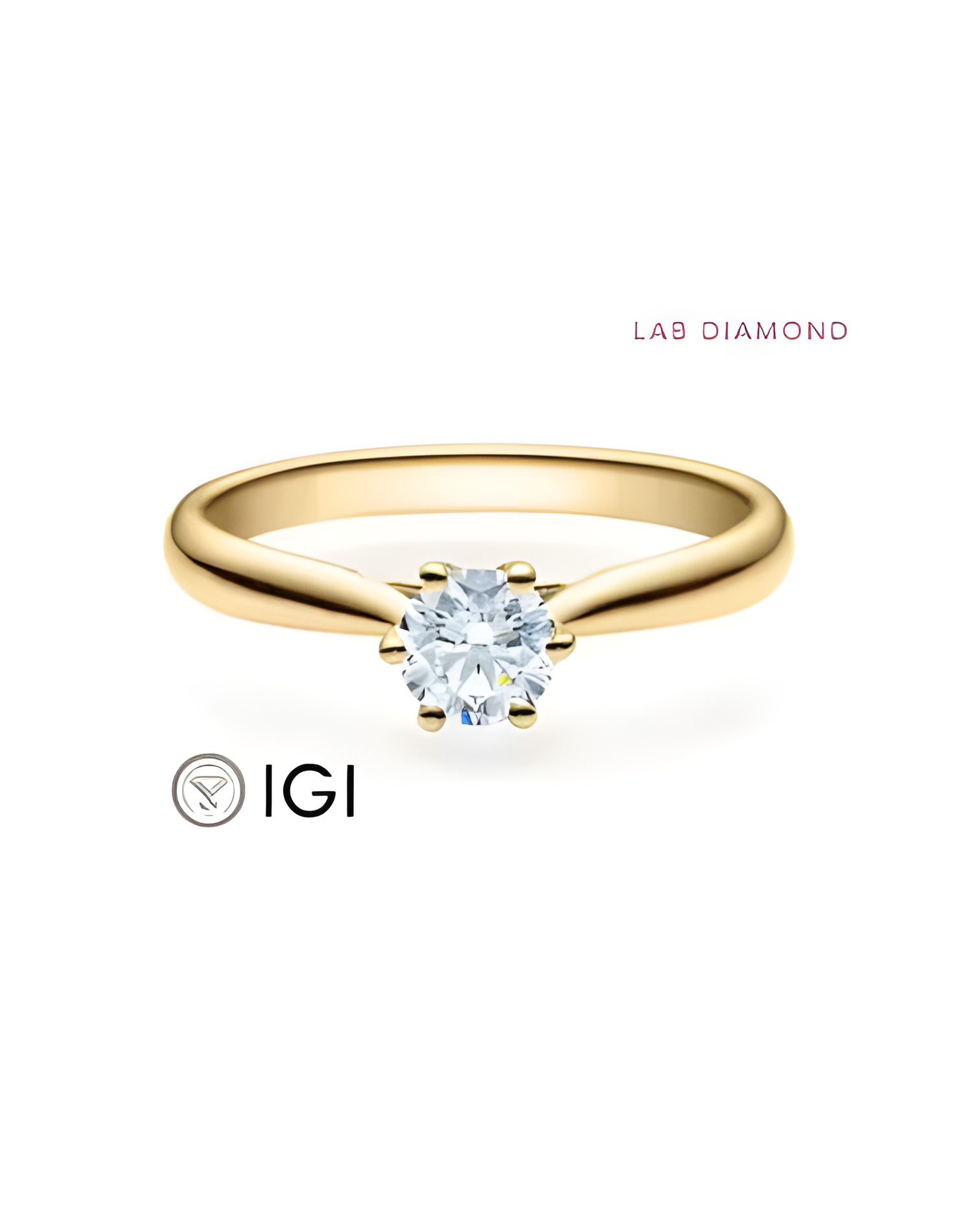 Anillo de pedida con diamante sintético en Barcelona | Staring