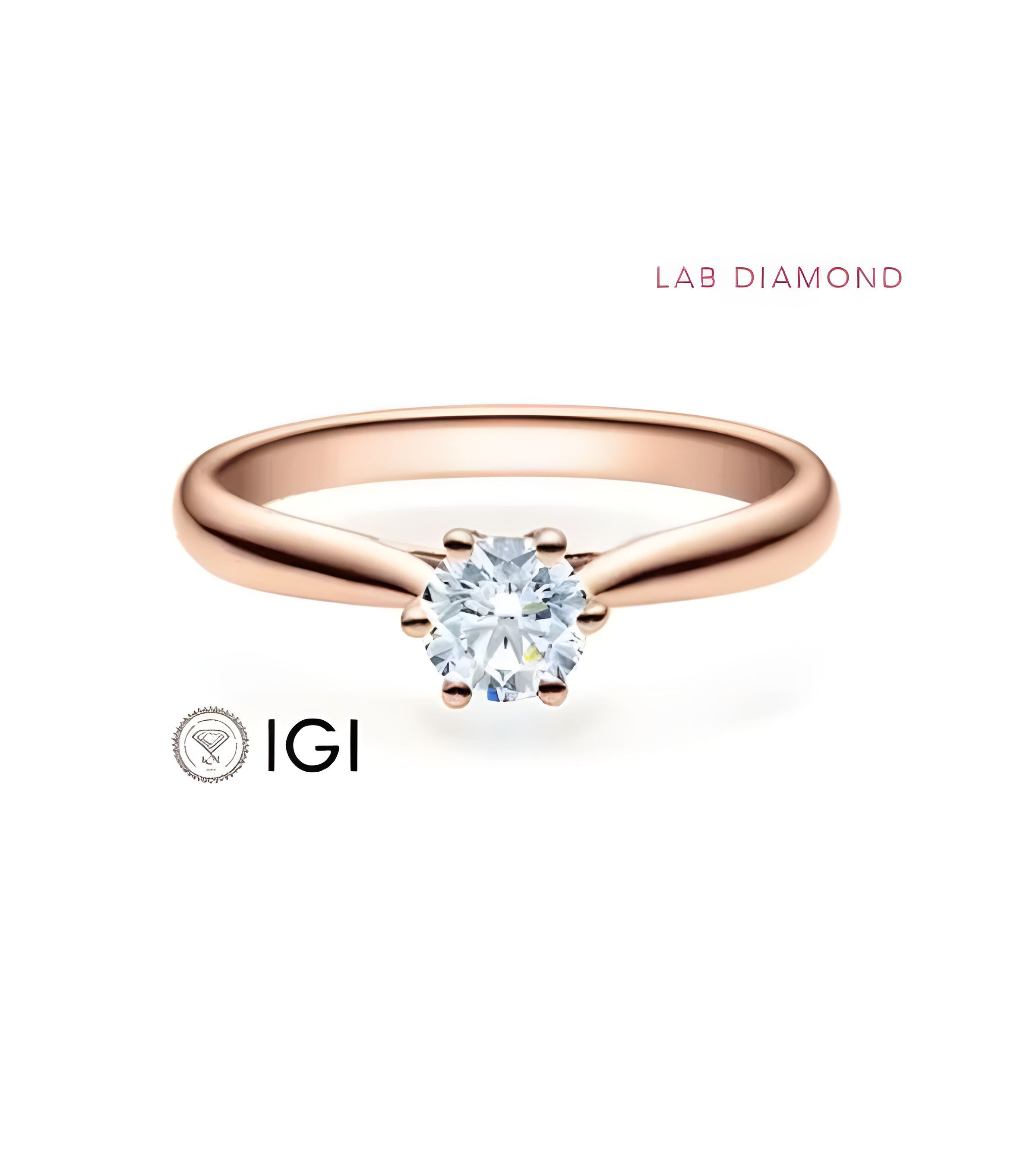 Anillo de pedida con diamante sintético en Mallorca | Staring