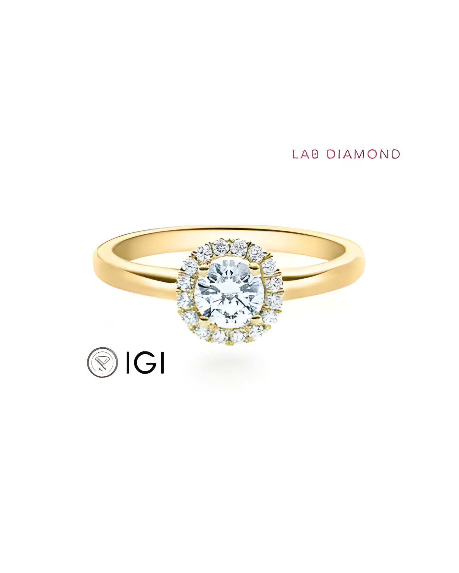 Anillo de compromiso con diamante de laboratorio en Madrid | Staring