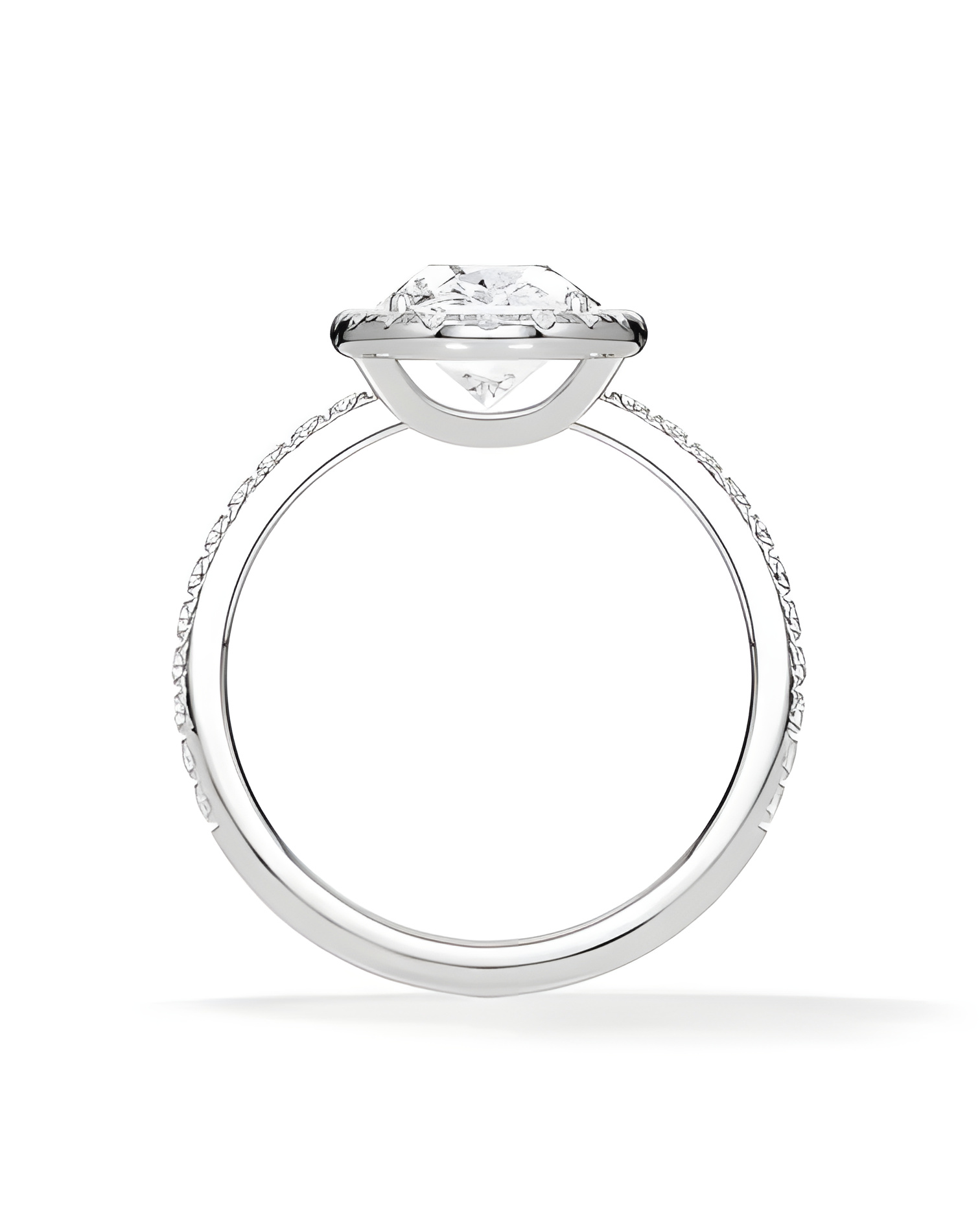 Halo engagement rings with lab-grown diamonds | Staring