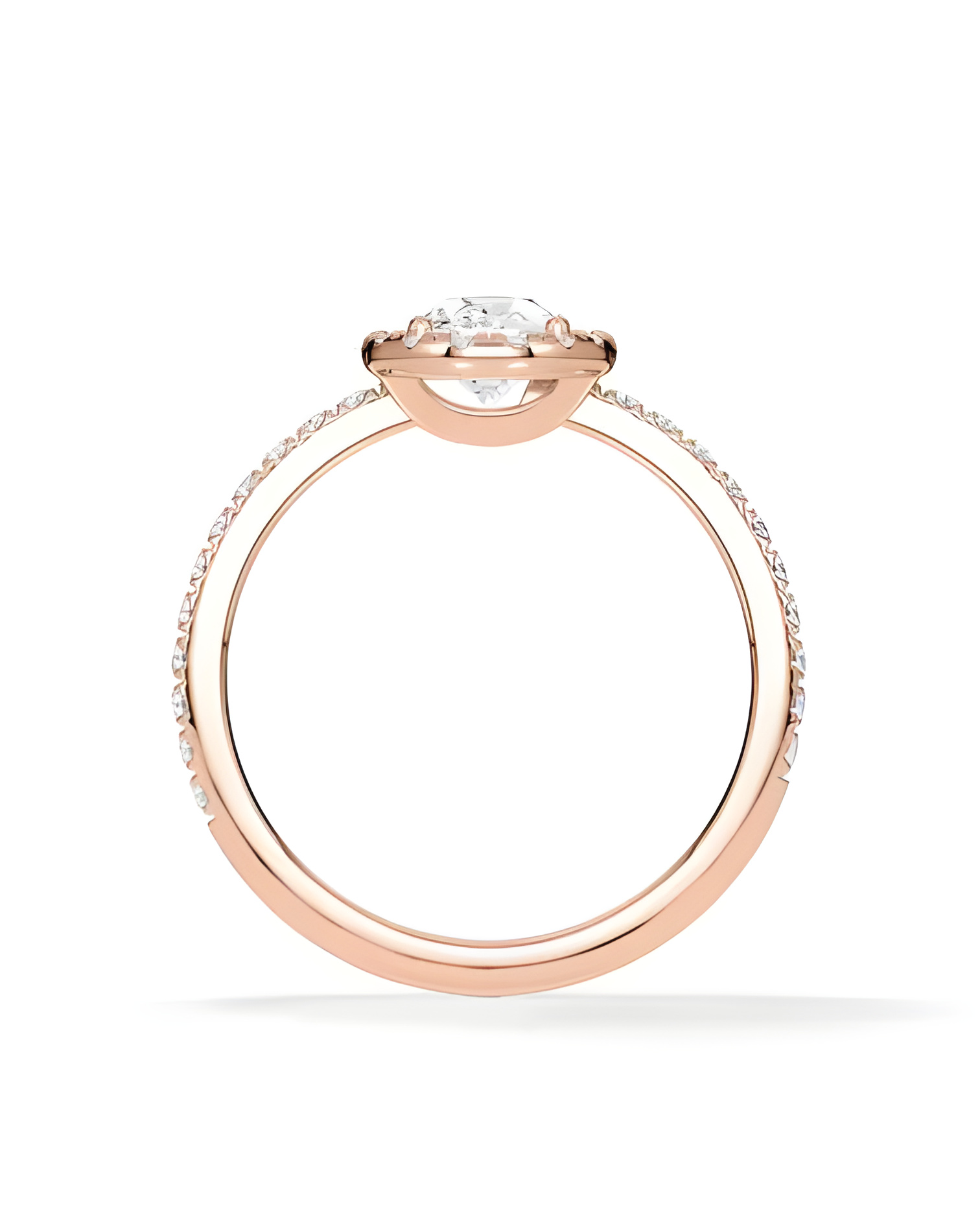 Anillos de pedida combinados con diamantes sintéticos | Staring