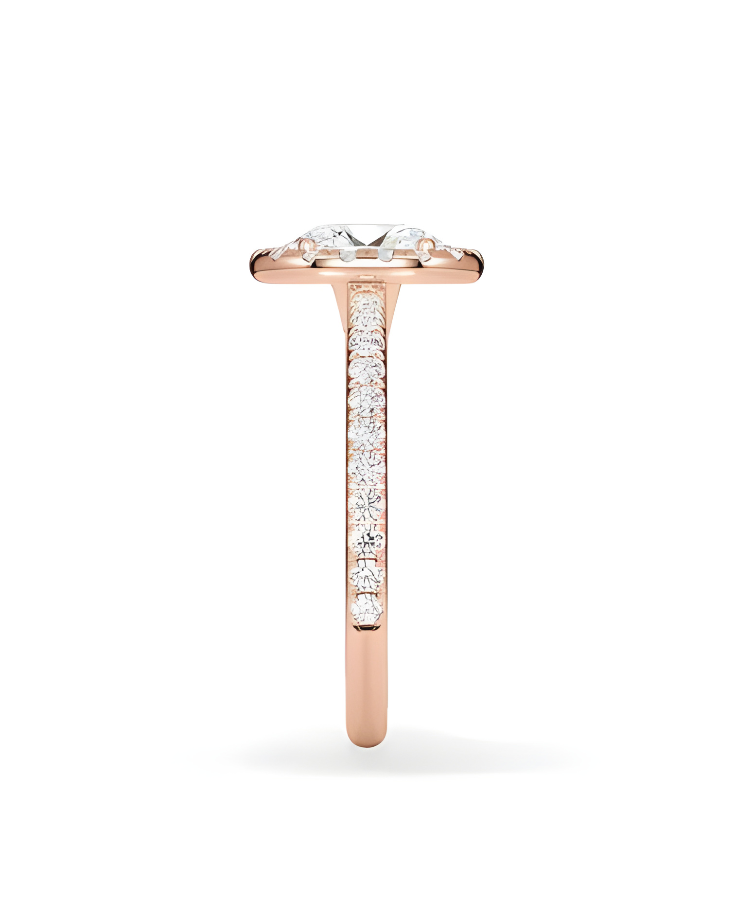 Anillos de pedida combinados con diamantes sintéticos | Staring