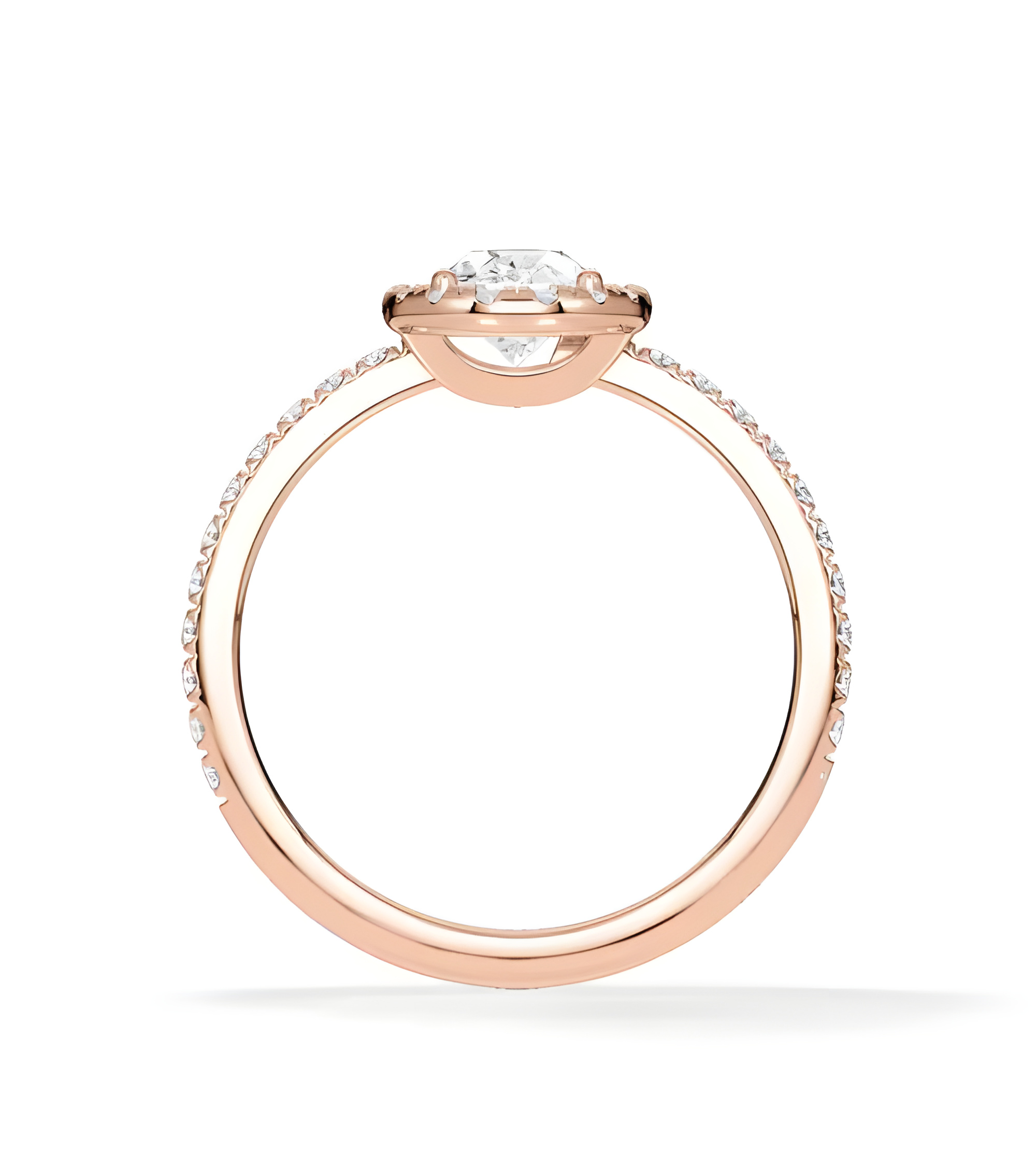 Anillos de pedida combinados con diamantes sintéticos | Staring